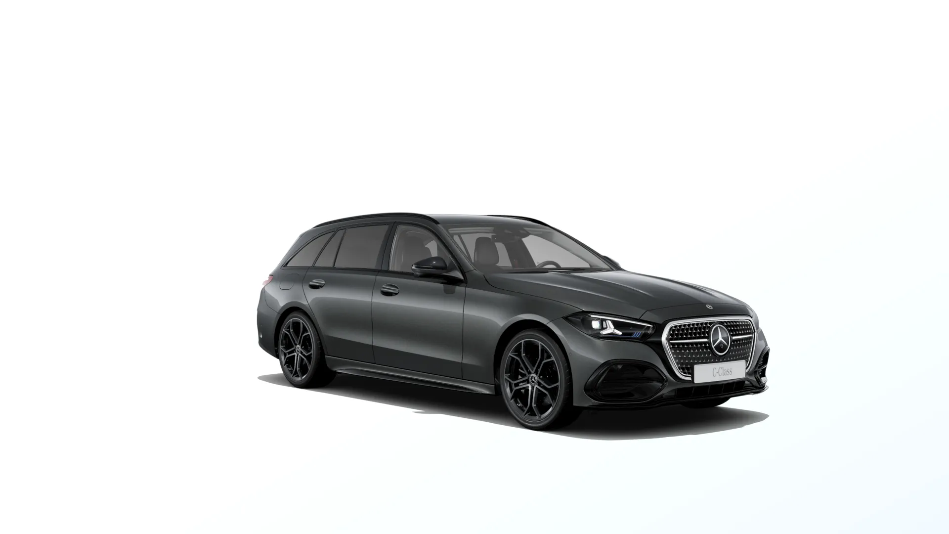 Třída C kombi (S206-fl), Linie AMG Plus, Metalická šedá graphite, front
