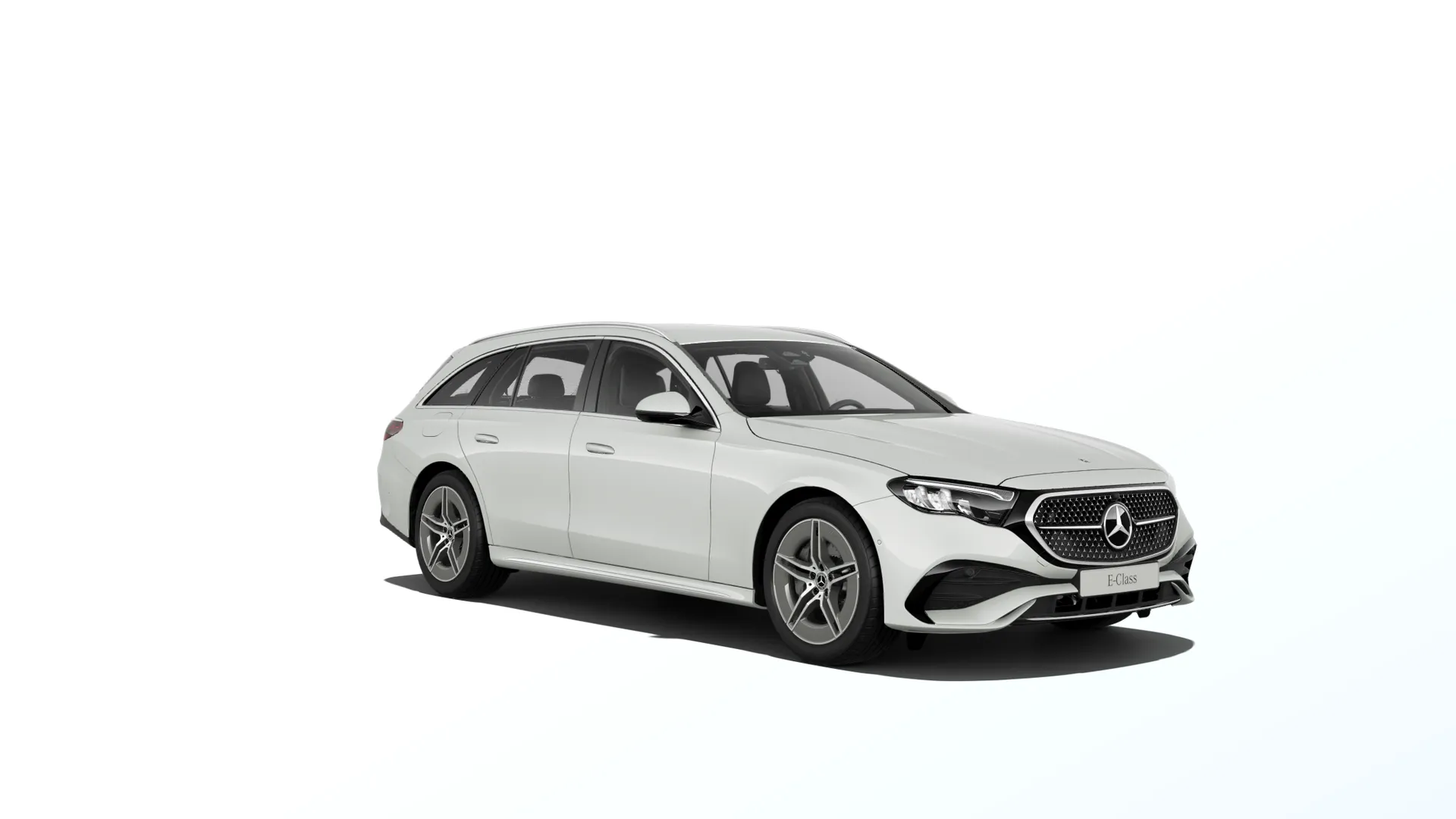 Třída E kombi (S214), Linie AMG exteriér, Bílá opalite bright MANUFAKTUR, front