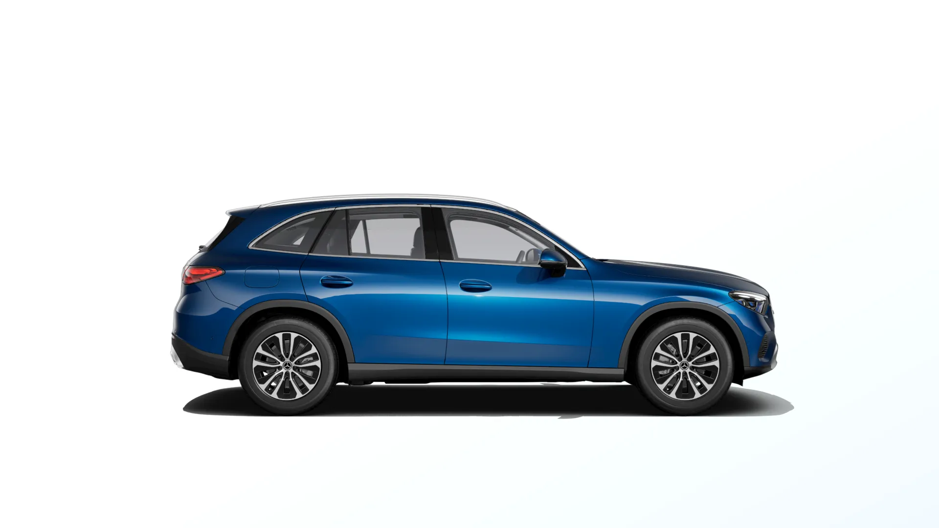 GLC (X254), Linie AVANTGARDE exteriér, Metalická modrá spectral, side