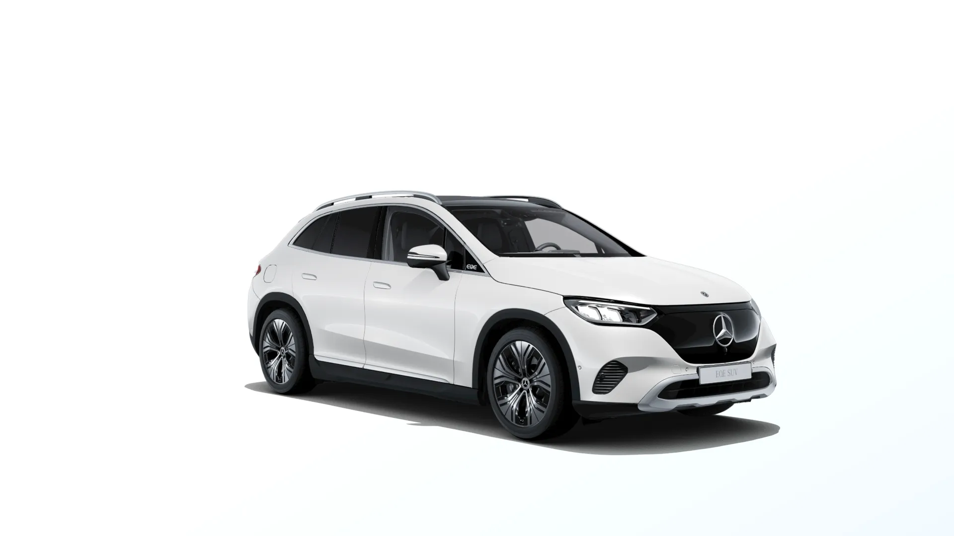 EQE SUV (X294), Linie Electric Art exteriér, Bílá opalite bright MANUFAKTUR, front