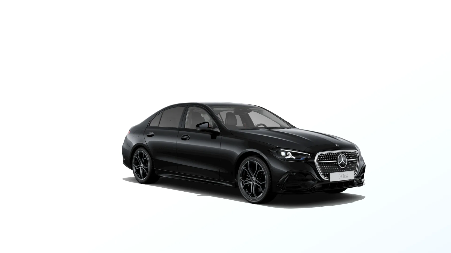 Třída C sedan (W206-fl), Linie AMG Plus, Metalická černá obsidian, front