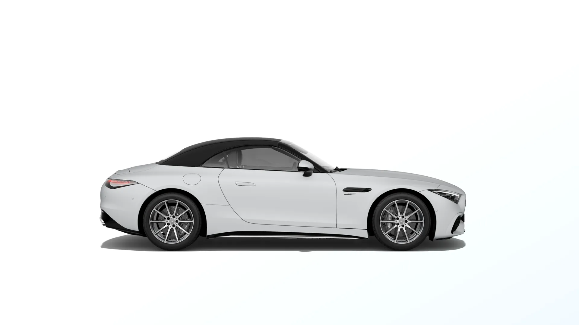 Mercedes-AMG SL Roadster (R232), Sada AMG Aerodynamics, Magno bílá opalite MANUFAKTUR, side