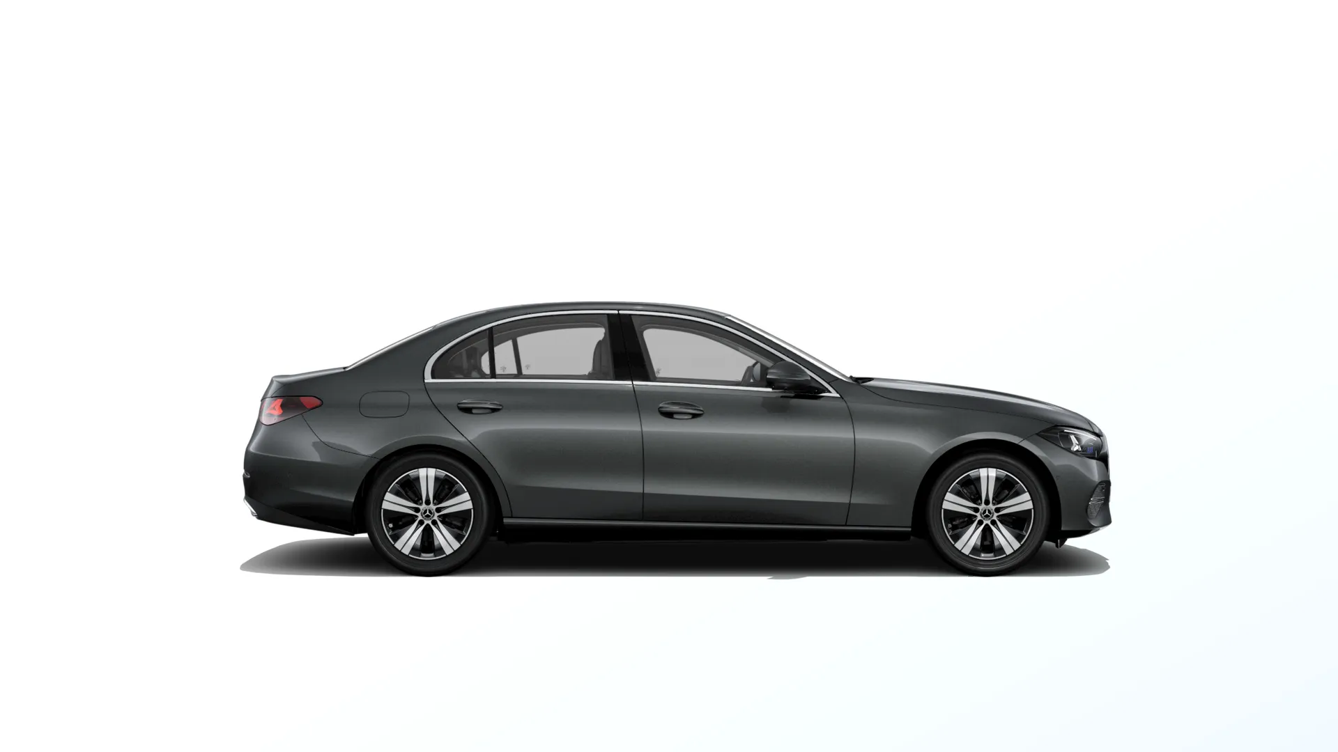 Třída C sedan (W206-fl), Linie AVANTGARDE, Metalická šedá graphite, side
