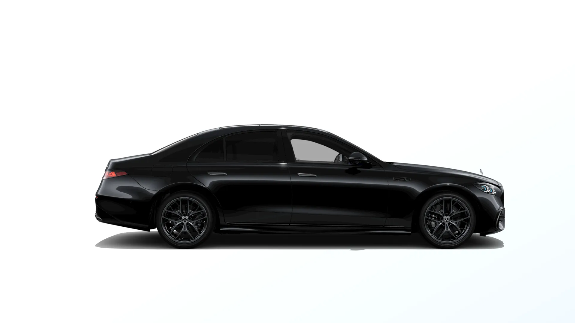 Třída S (W223-fl), Linie AMG Plus, Nemetalická černá, side