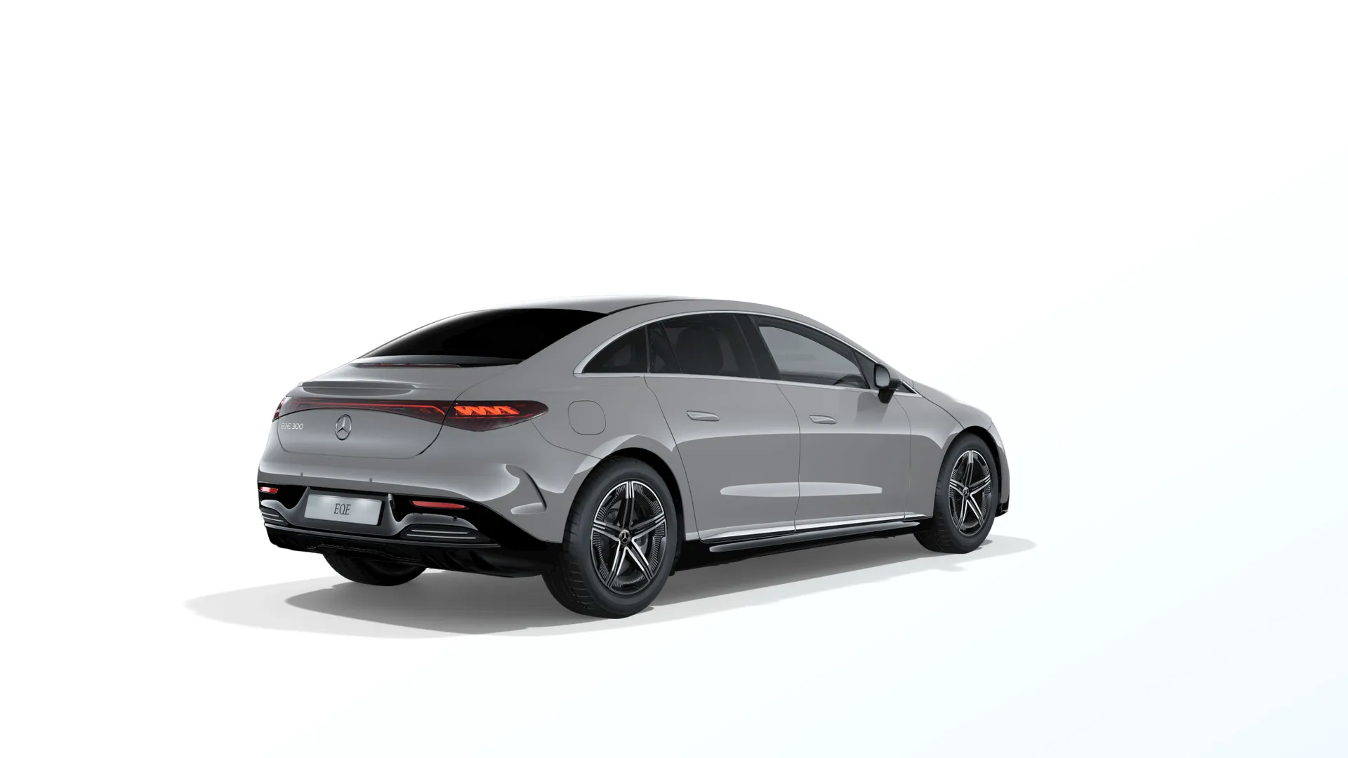 EQE sedan (V295), Sada linie AMG exteriér + linie AMG interiér, Nemetalická - šedá alpine MANUFAKTUR, rear