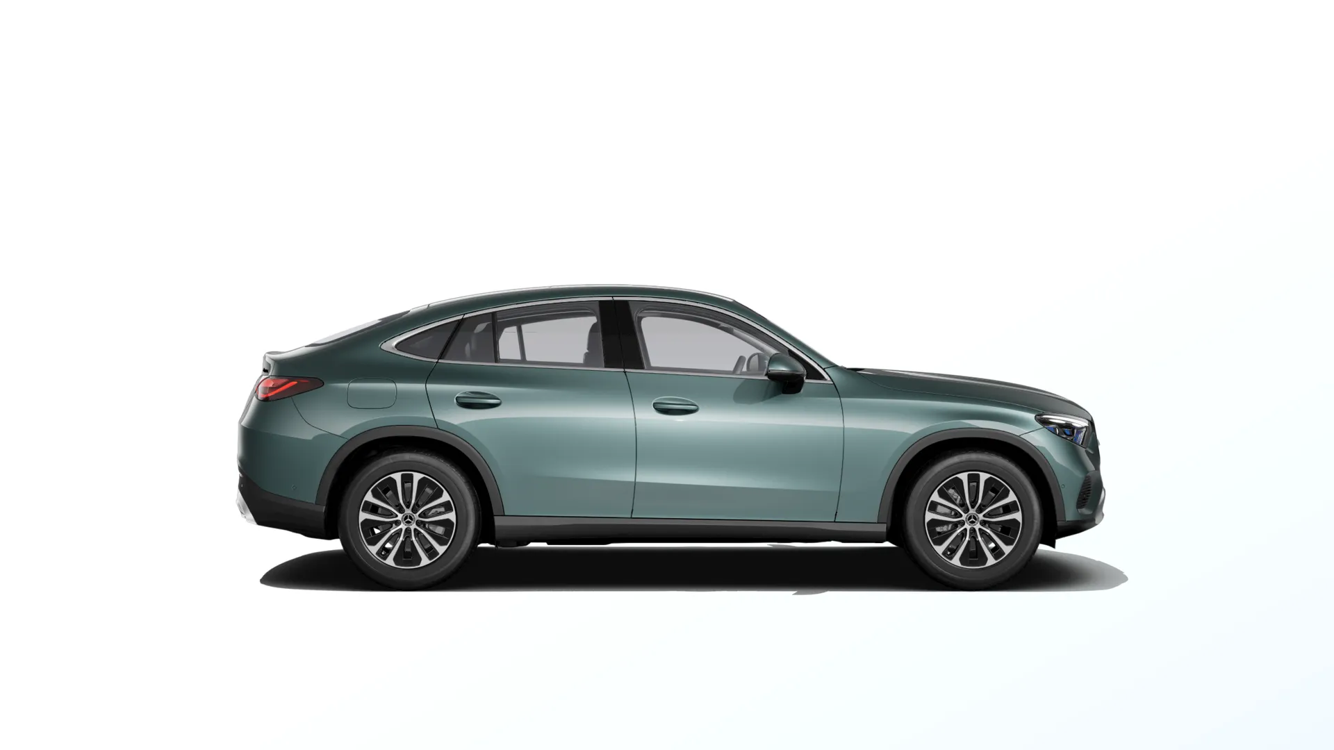 GLC kupé (C254), Základní, Metalická stříbrná verde, side