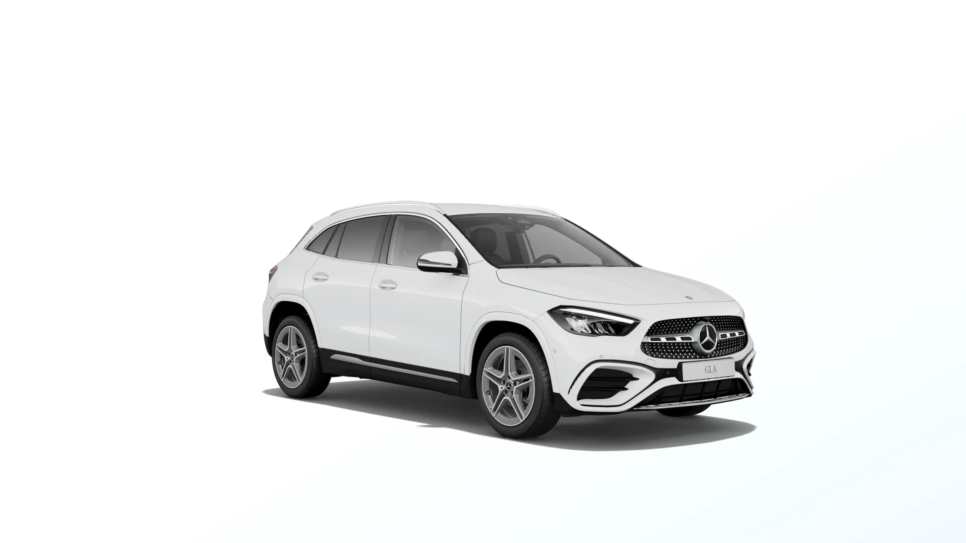 GLA (H247-fl), Linie AMG, Nemetalická bílá polar, front