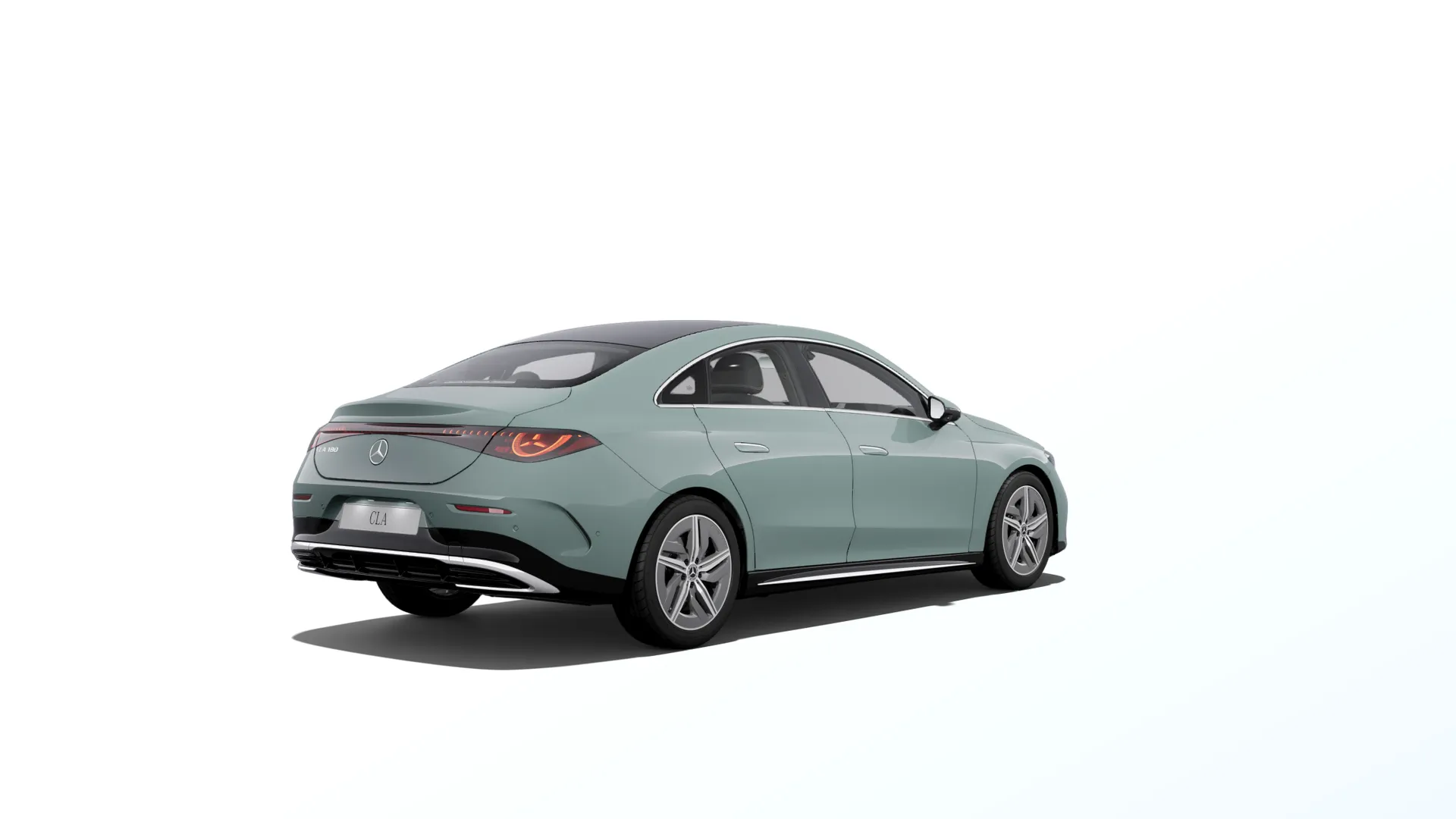 CLA (C178), Linie AMG, Nemetalická zelená aqua-mint, rear