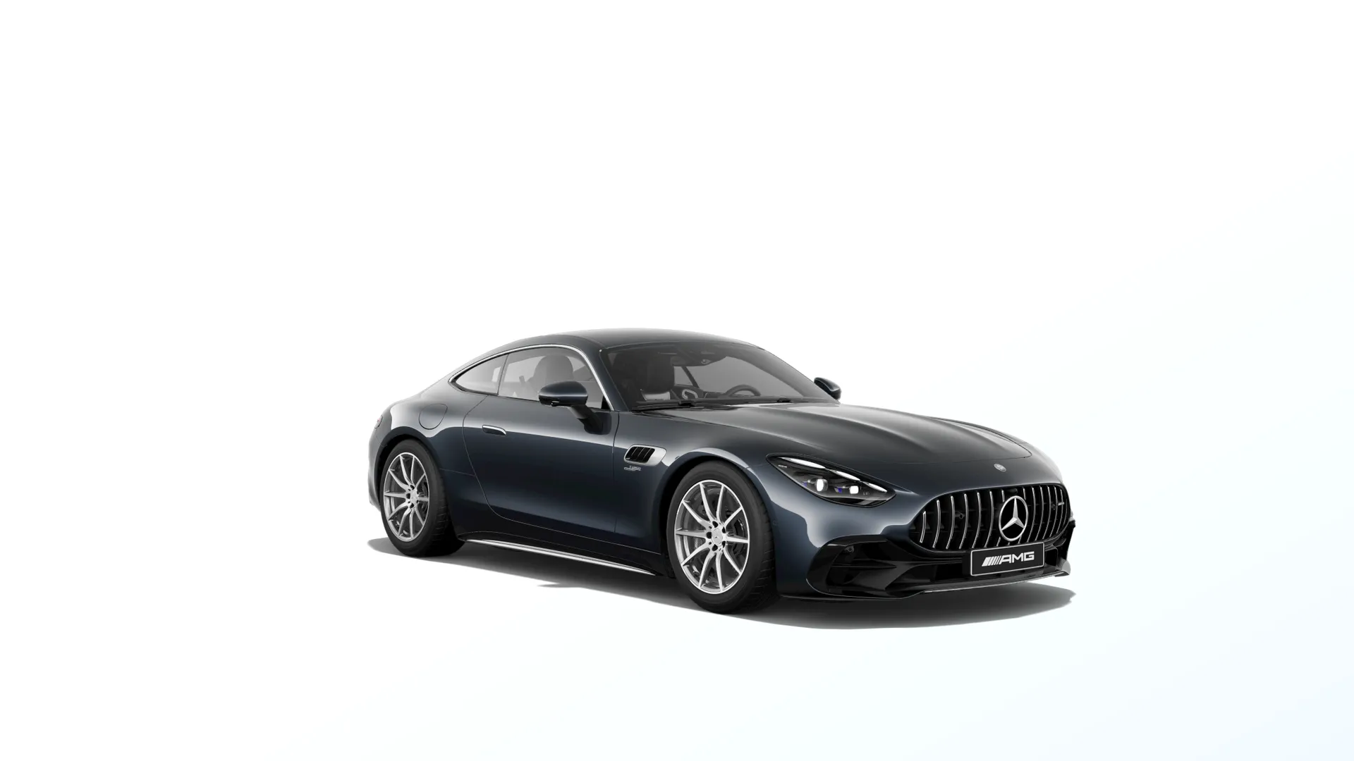 Mercedes-AMG GT kupé (C192), Základní provedení, Metalická černá chromite MANUFAKTUR exclusive, front