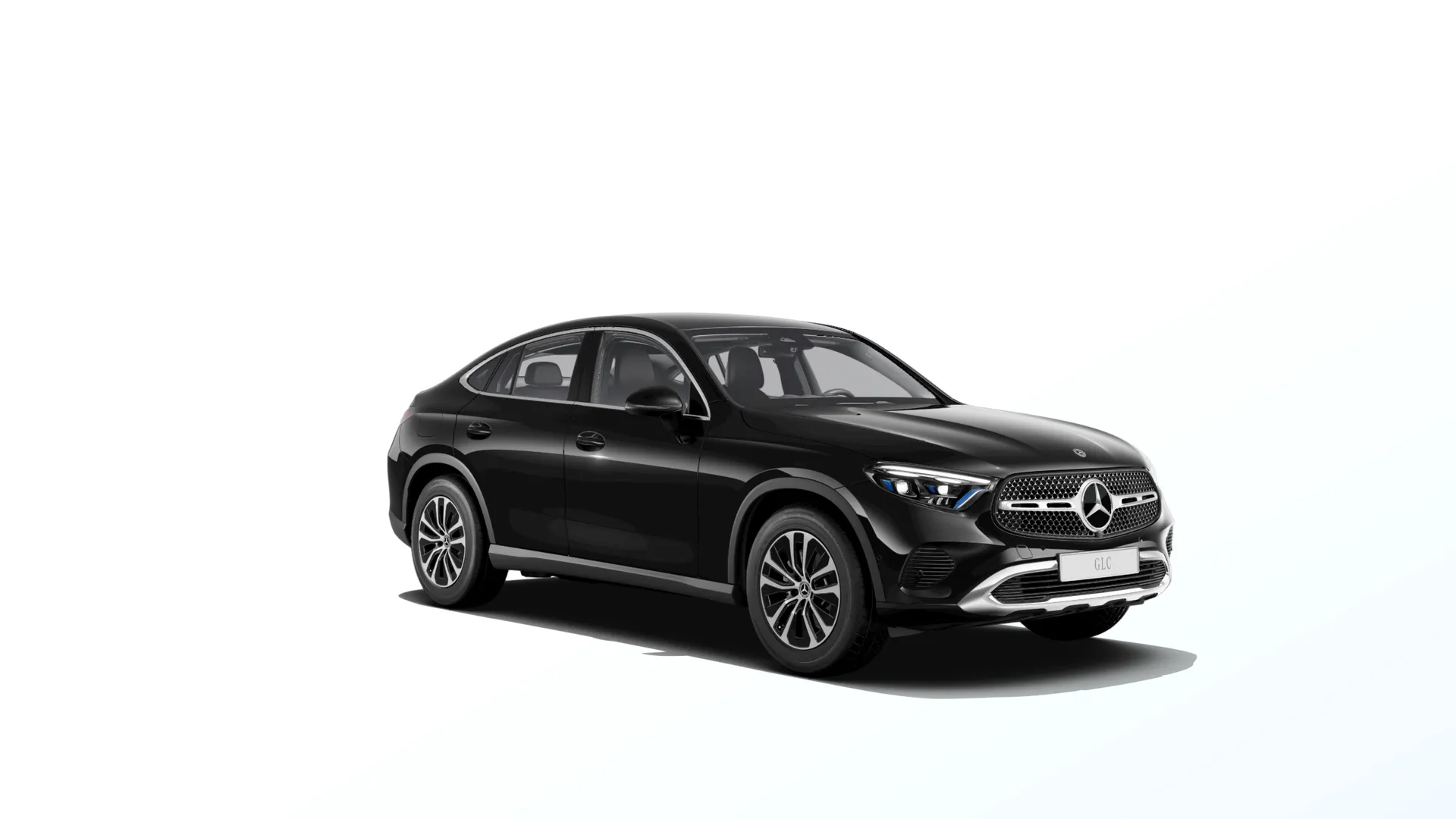 GLC kupé (C254), Sada interiéru ze syntetické kůže, Metalická černá obsidian, front