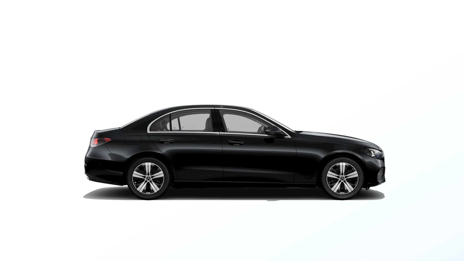 Třída C sedan (W206-fl), Linie AVANTGARDE, Nemetalická černá, side