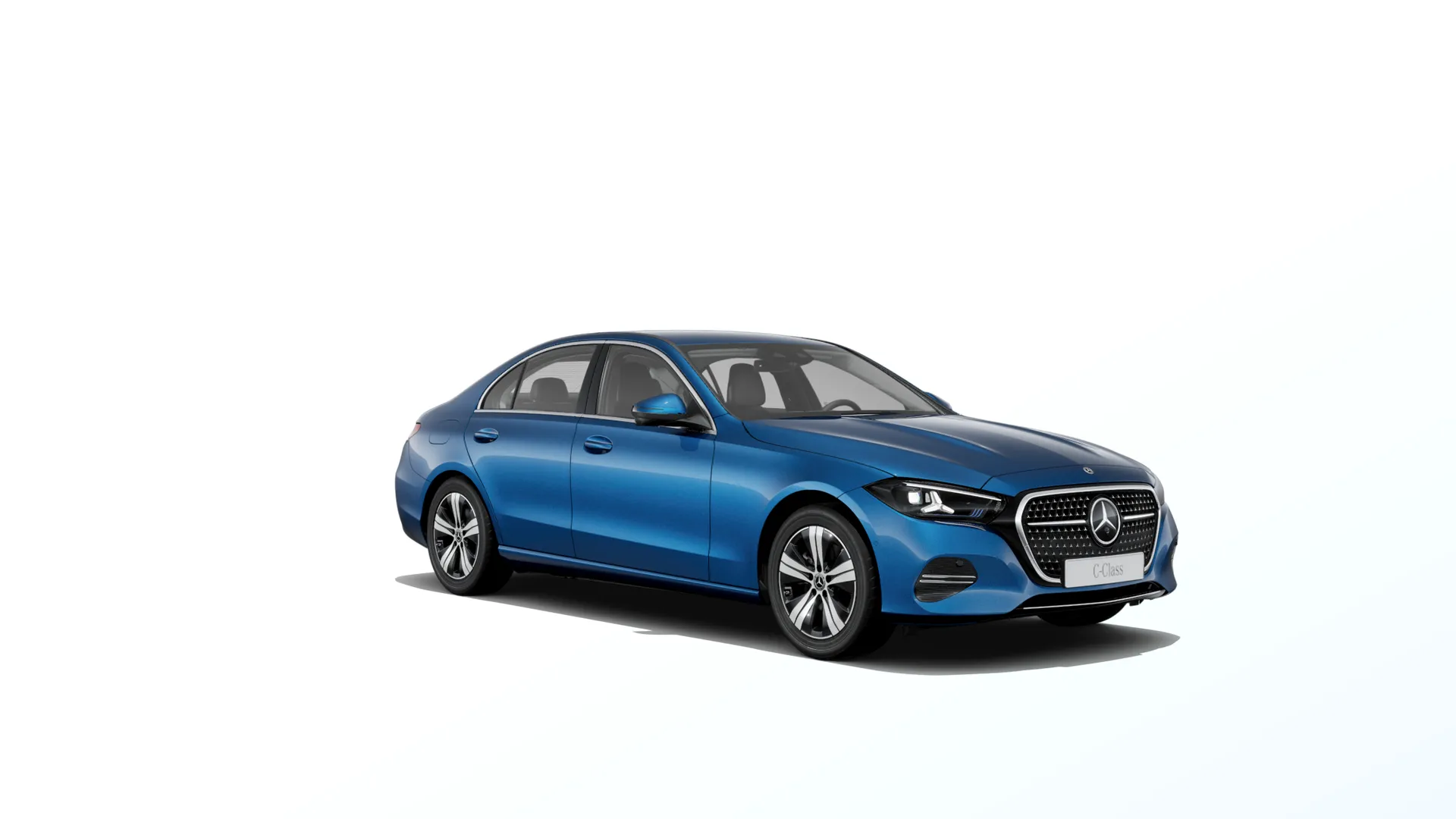 Třída C sedan (W206-fl), Linie AVANTGARDE, Metalická modrá spectral, front