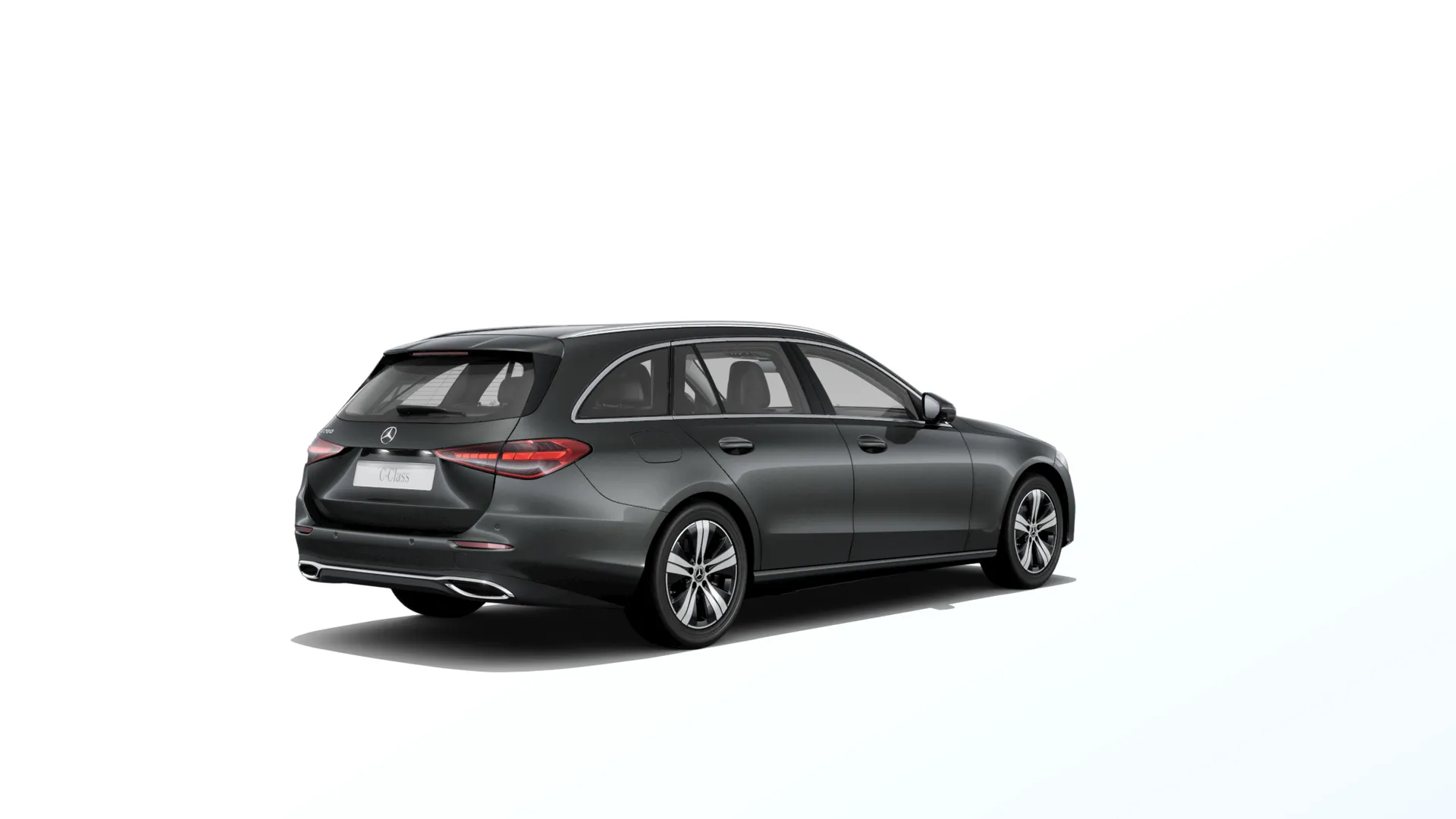 Třída C kombi (S206-fl), Linie AVANTGARDE, Metalická šedá graphite, rear