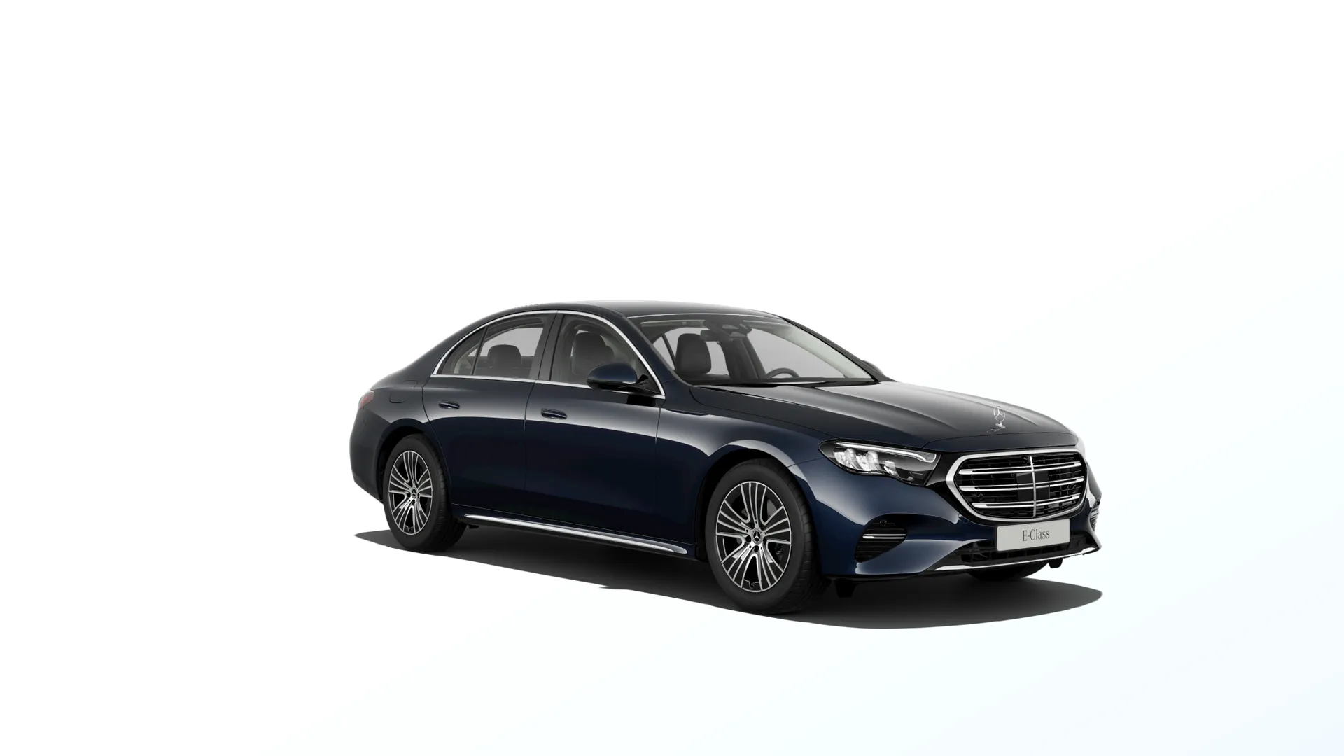 Třída E sedan (W214), Linie EXCLUSIVE exteriér, Metalická modrá nautic, front