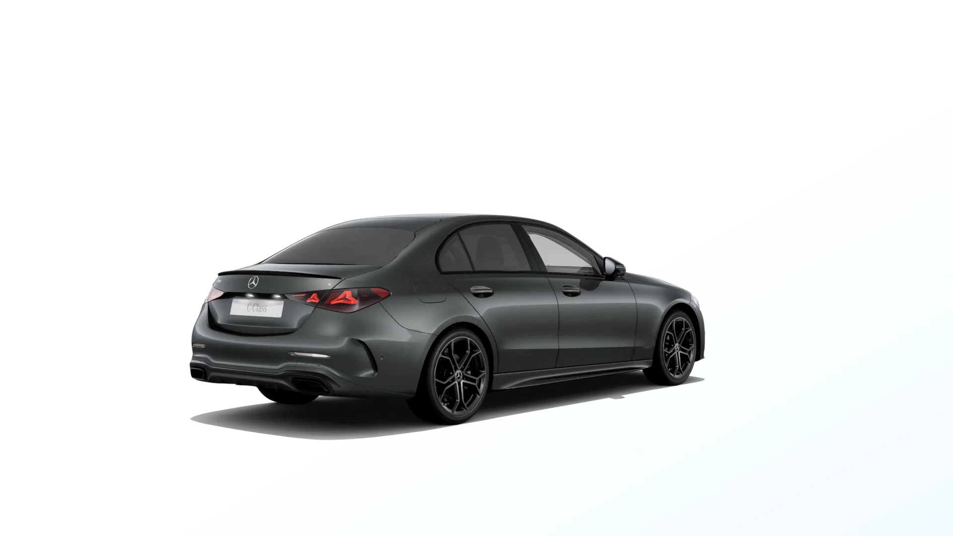 Třída C sedan (W206-fl), Linie AMG Plus, Metalická šedá graphite, rear