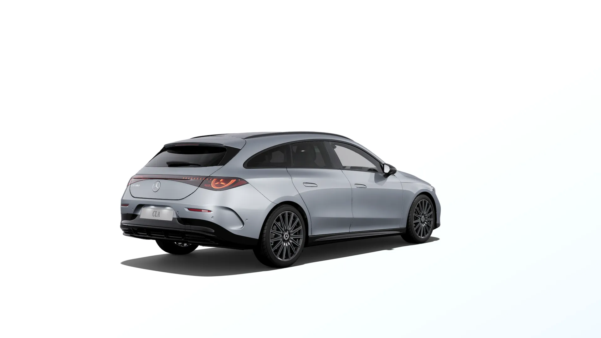 CLA Shooting Brake (X178), Linie AMG Plus, Metalická stříbrná high-tech, rear