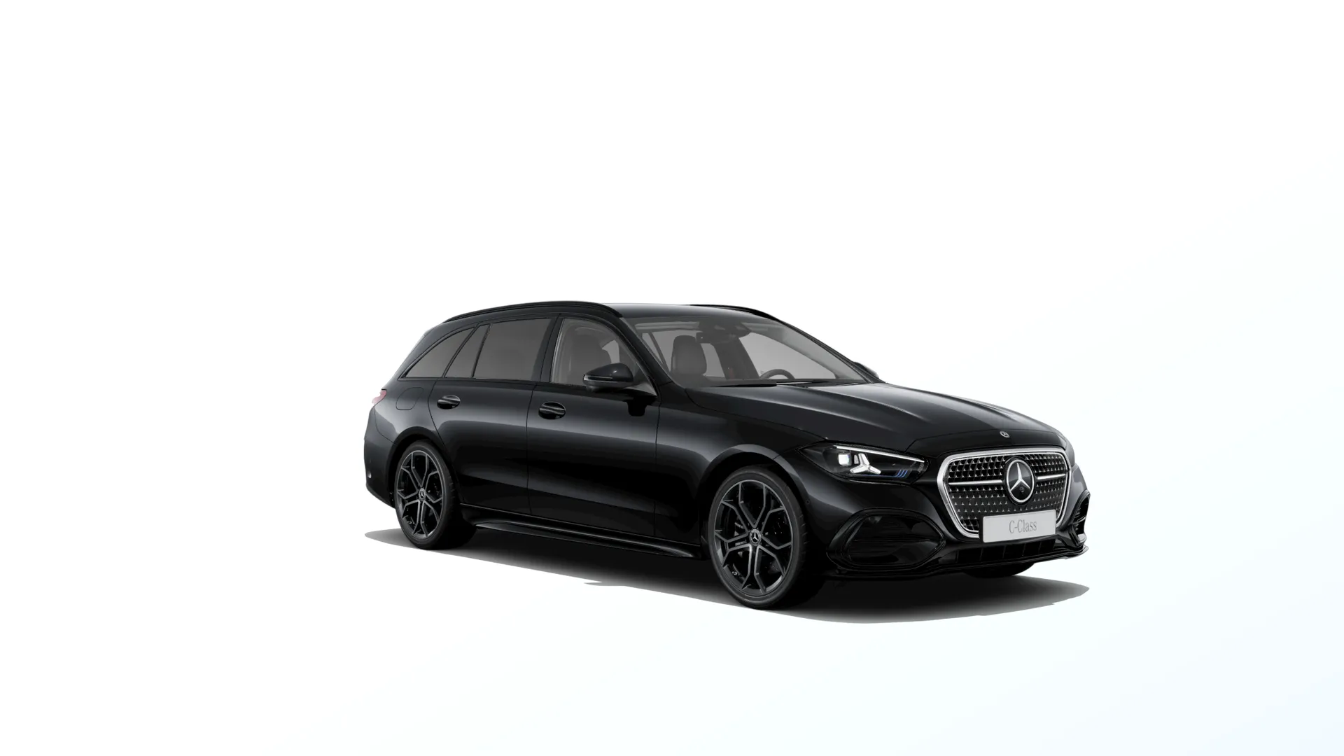 Třída C kombi (S206-fl), Linie AMG Plus, Nemetalická černá, front