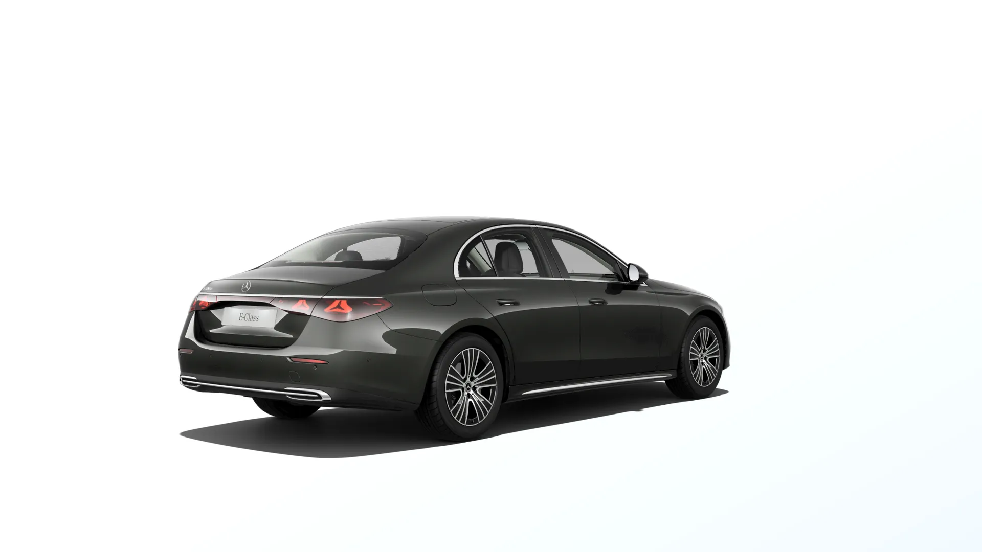 Třída E sedan (W214), Linie EXCLUSIVE exteriér, Metalická šedá graphite, rear