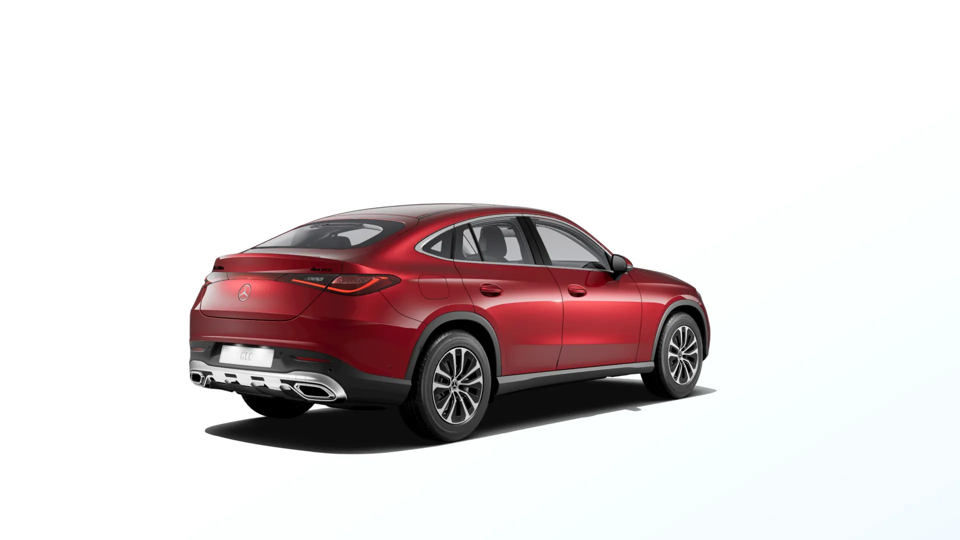GLC kupé (C254), Sada interiéru ze syntetické kůže, Červená patagonia bright MANUFAKTUR, rear