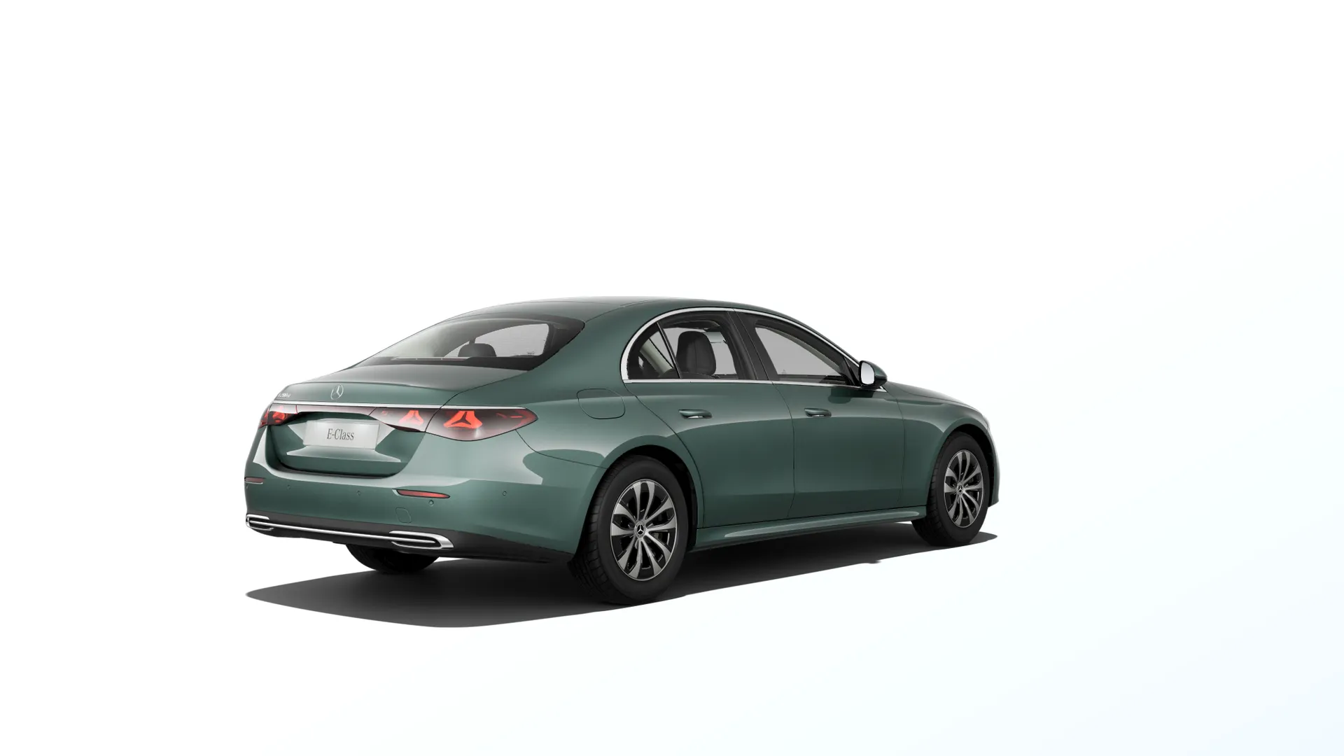 Třída E sedan (W214), Linie AVANTGARDE exteriér, Metalická stříbrná verde, rear