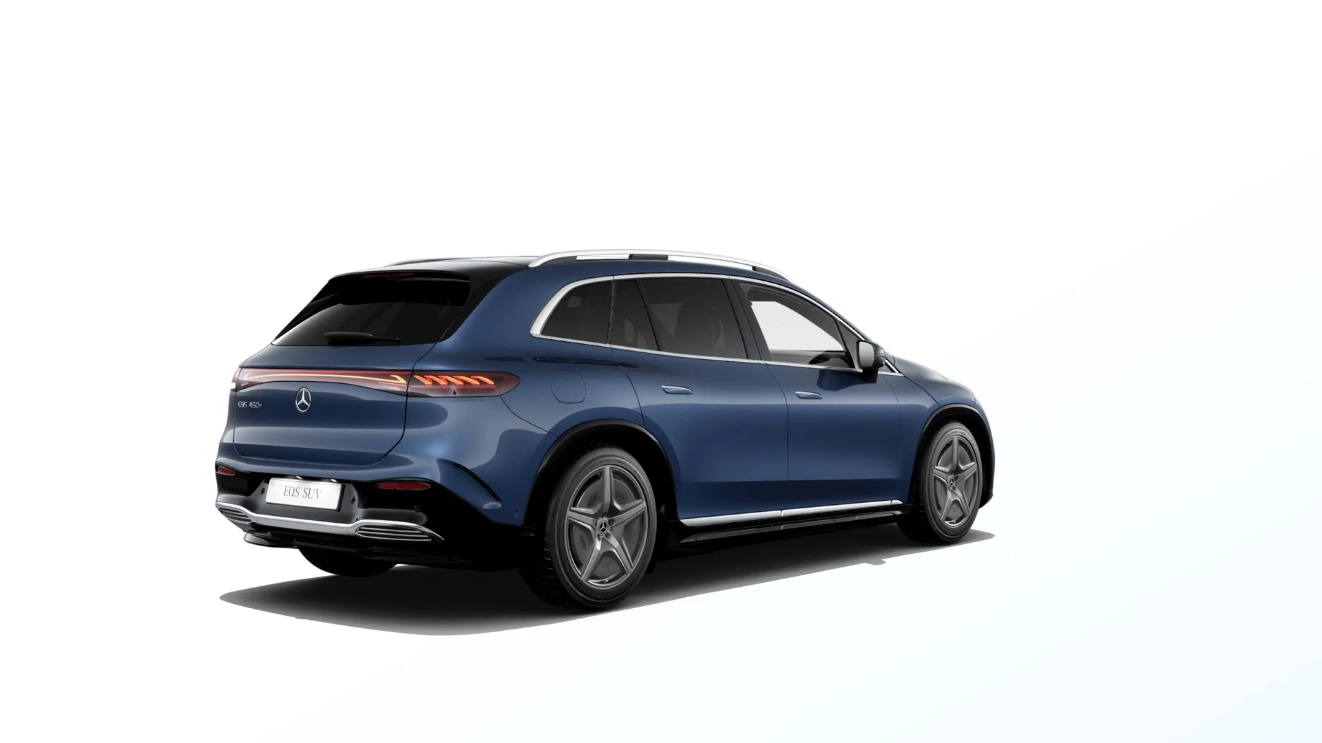 EQS SUV (X296), Linie AMG exteriér, Metalická modrá sodalite, rear