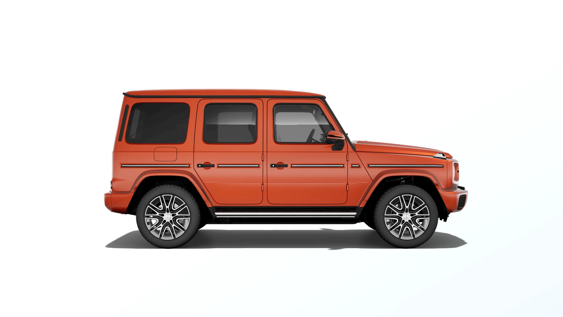 Třída G (N465), Linie AMG exteriér, Magno oranžová copper MANUFAKTUR, side