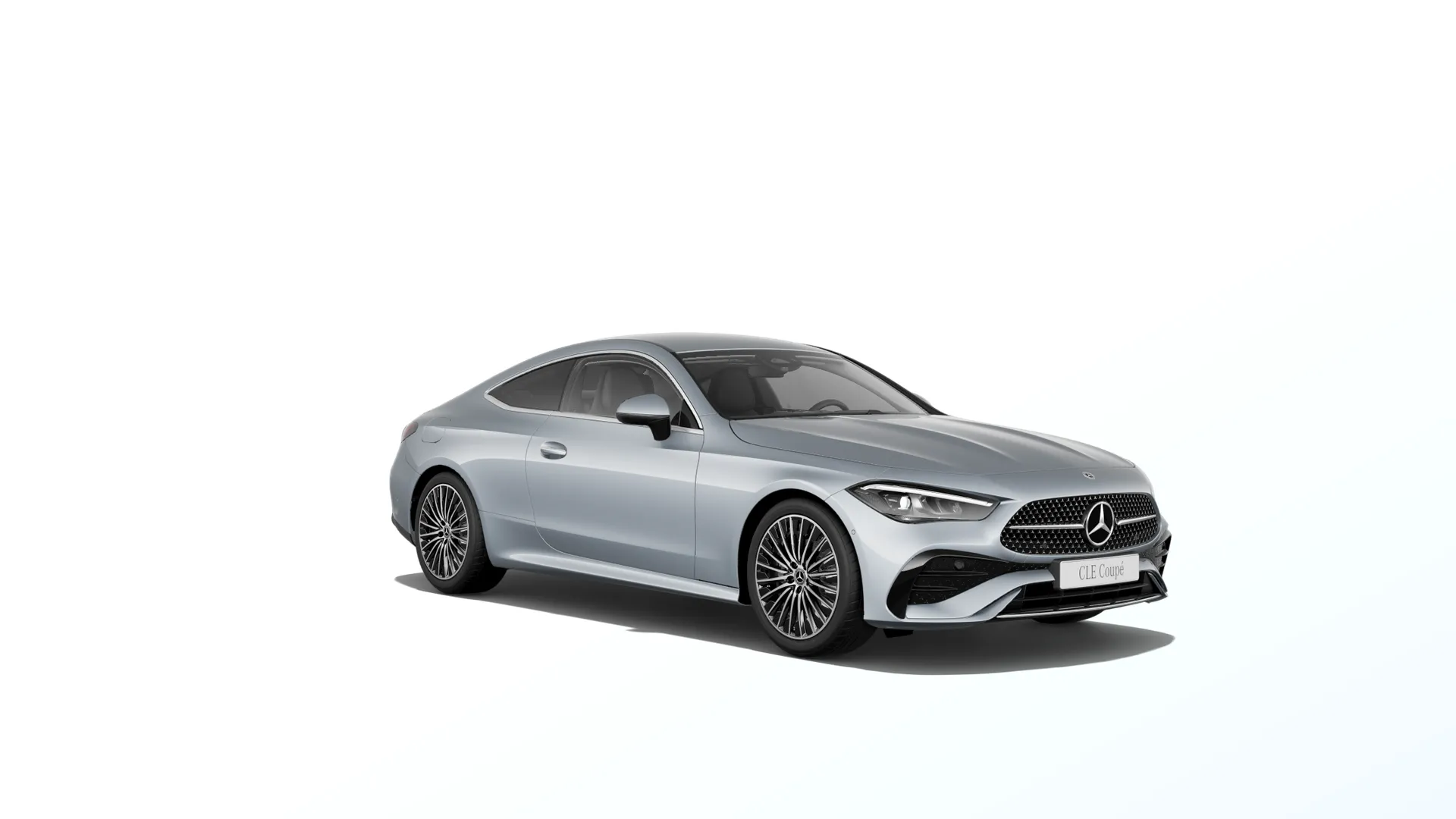 CLE kupé (C236), Linie AMG, Metalická stříbrná high-tech, front