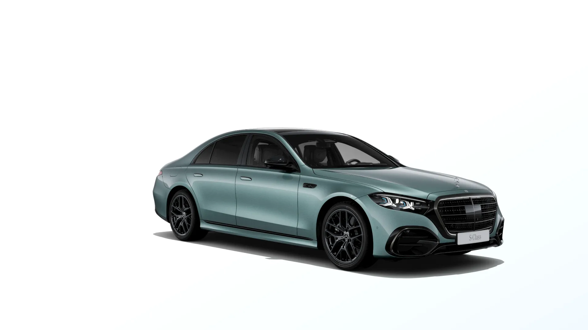 Třída S (W223-fl), Linie AMG Plus, Metalická stříbrná verde, front