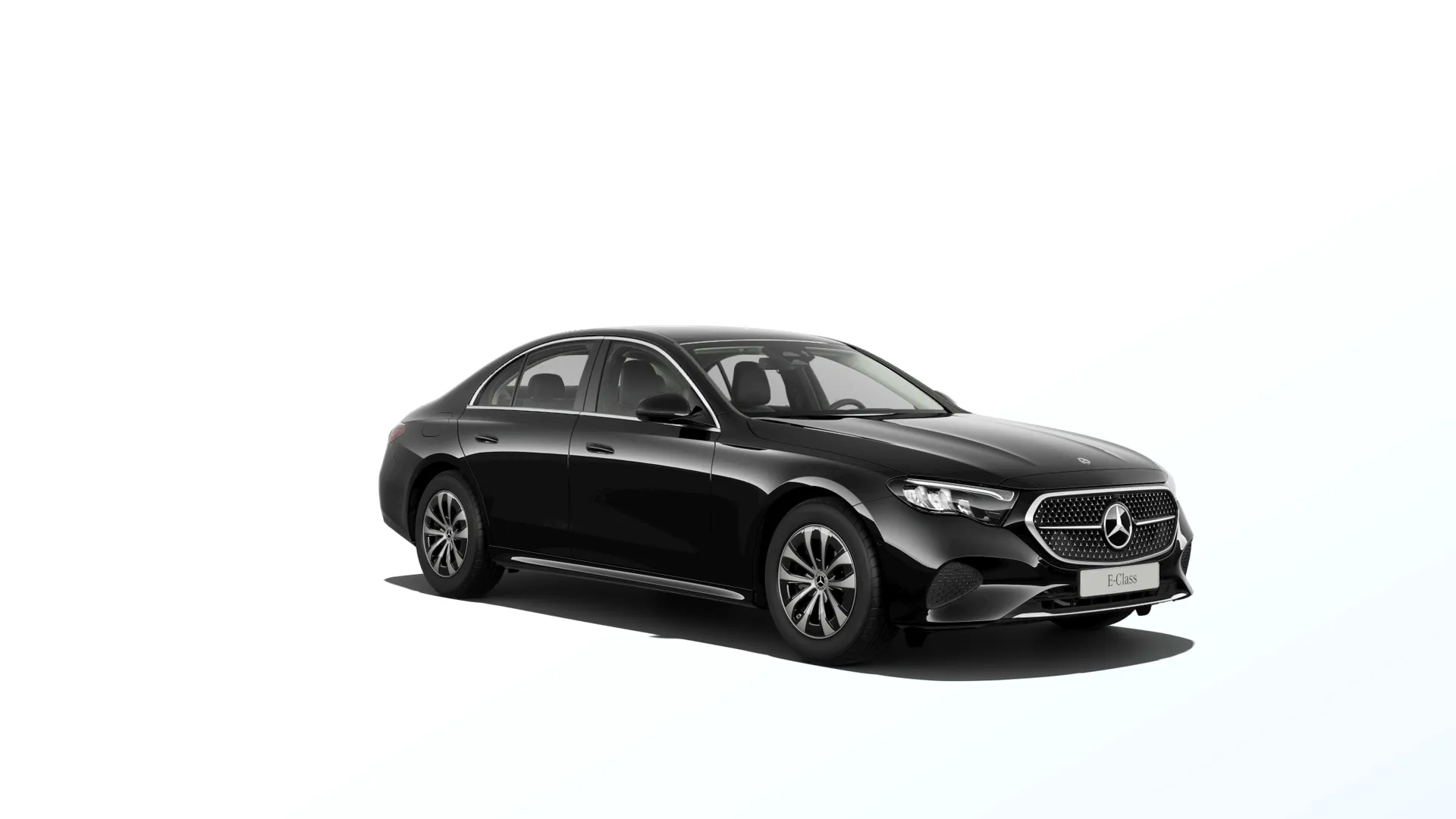 Třída E sedan (W214), Linie AVANTGARDE exteriér, Nemetalická černá, front