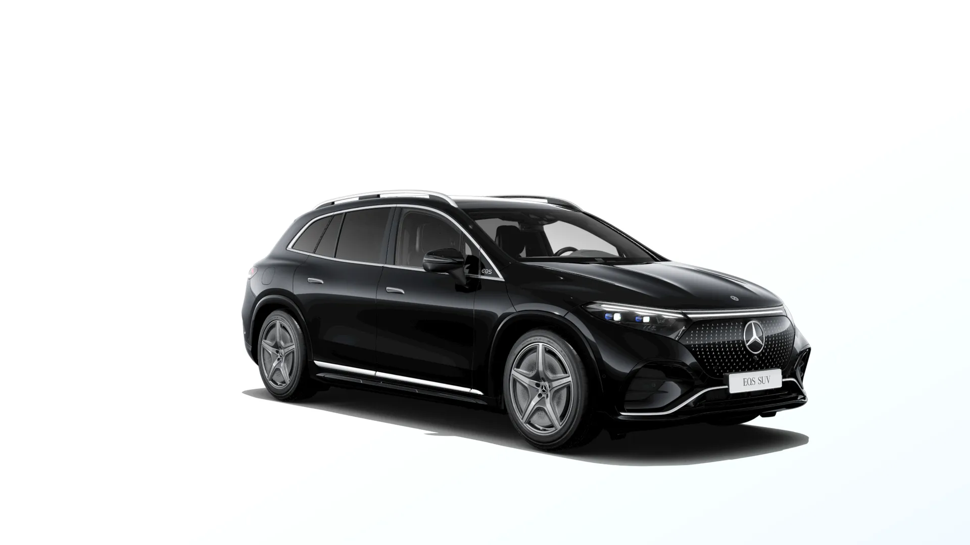EQS SUV (X296), Linie AMG exteriér, Nemetalická černá, front
