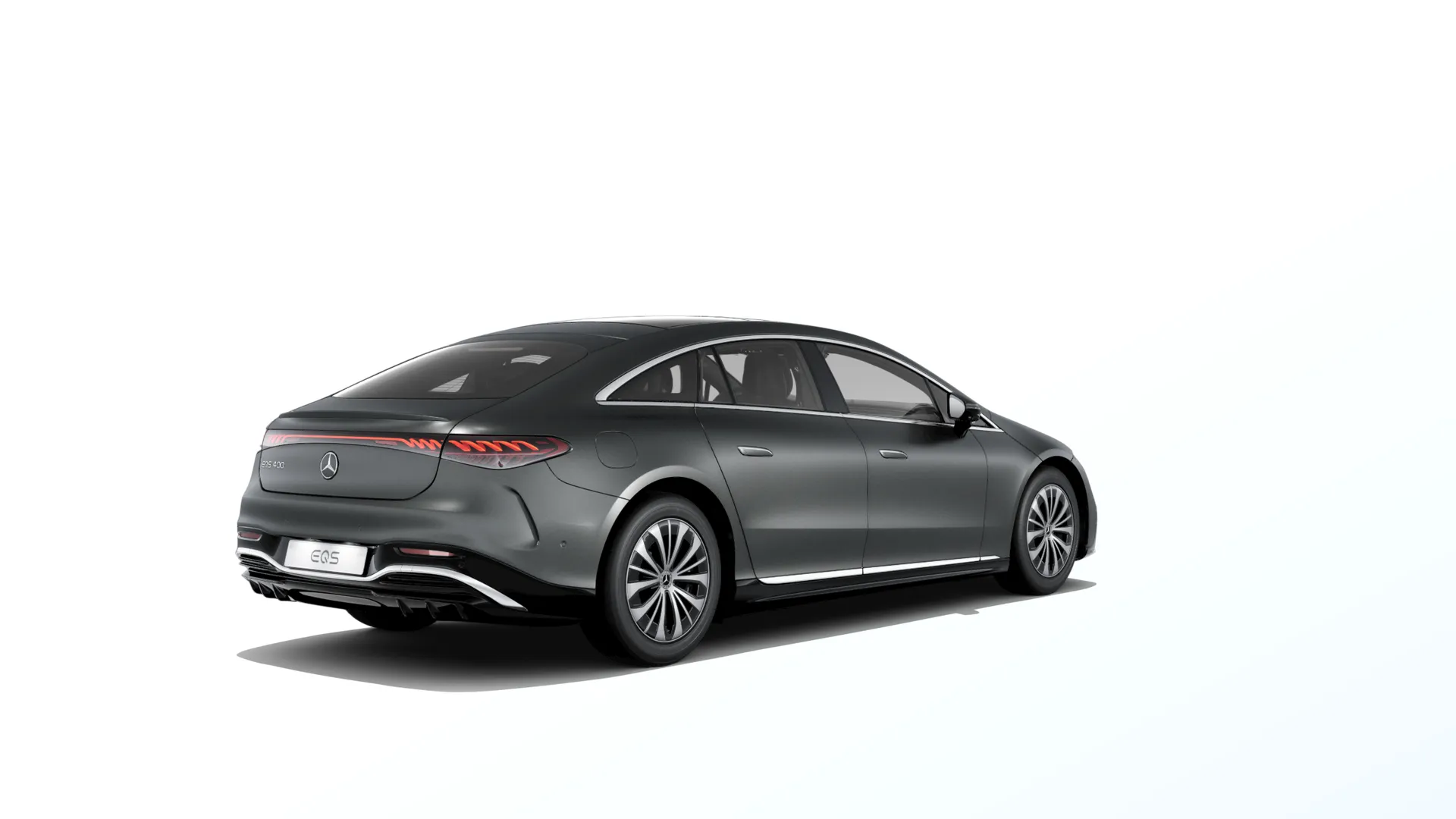 EQS sedan (V297-fl), Linie Electric Art exteriér, Magno šedá graphite MANUFAKTUR, rear