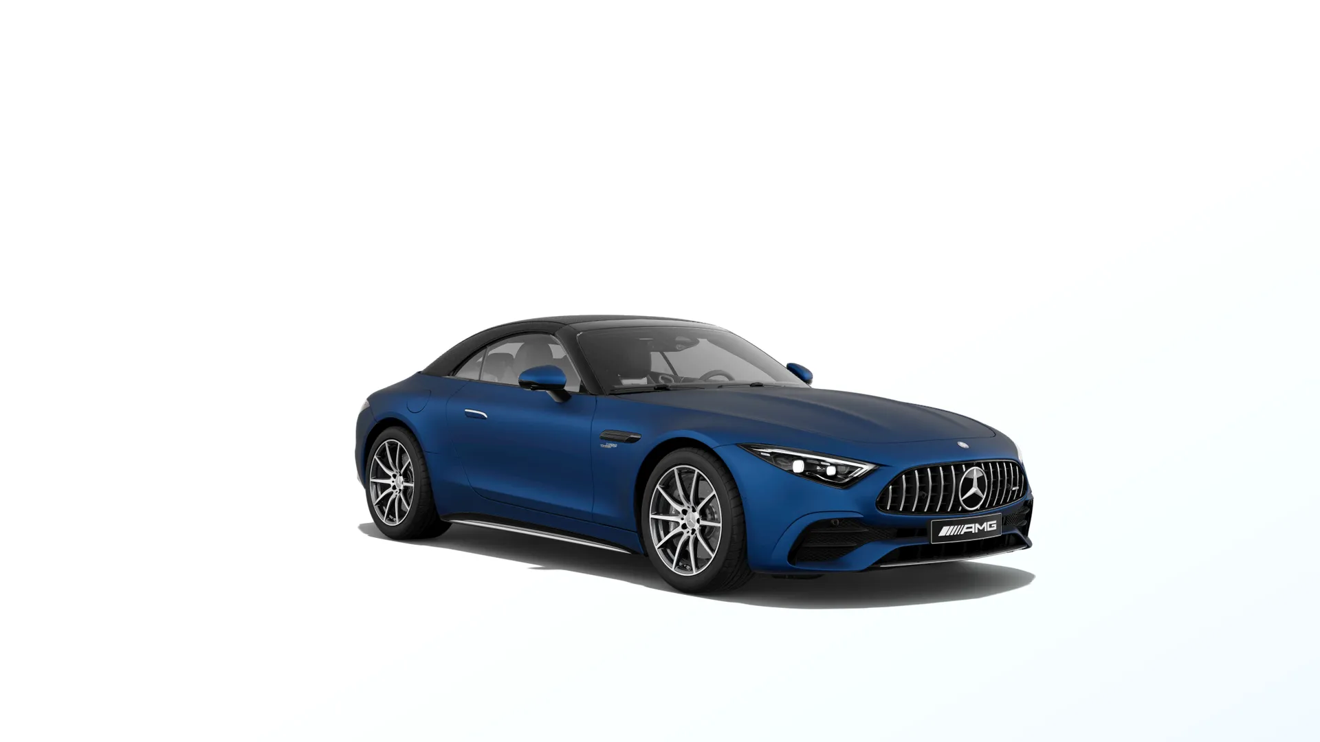 Mercedes-AMG SL Roadster (R232), Sada AMG Aerodynamics, Magno modrá spectral MANUFAKTUR, front