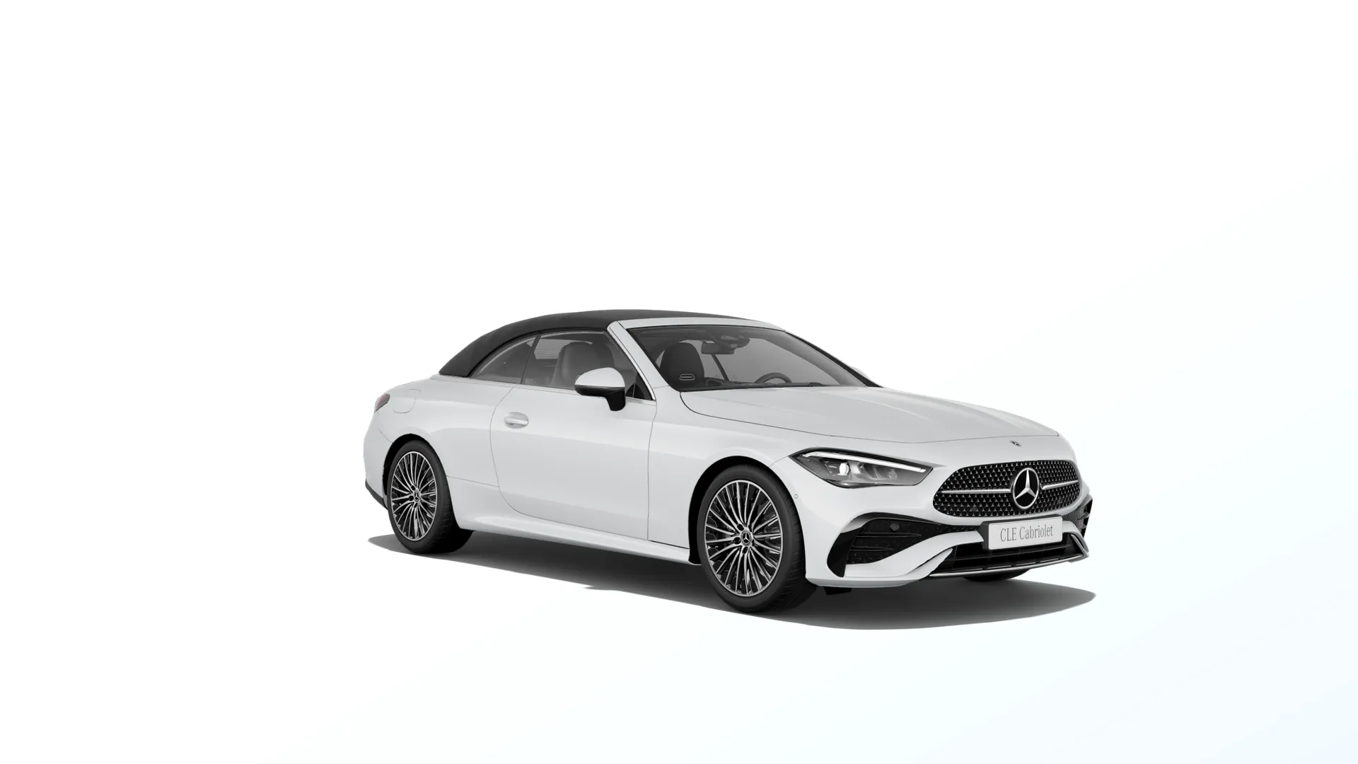 CLE kabriolet (A236), Linie AMG exteriér, Bílá opalite bright MANUFAKTUR, front