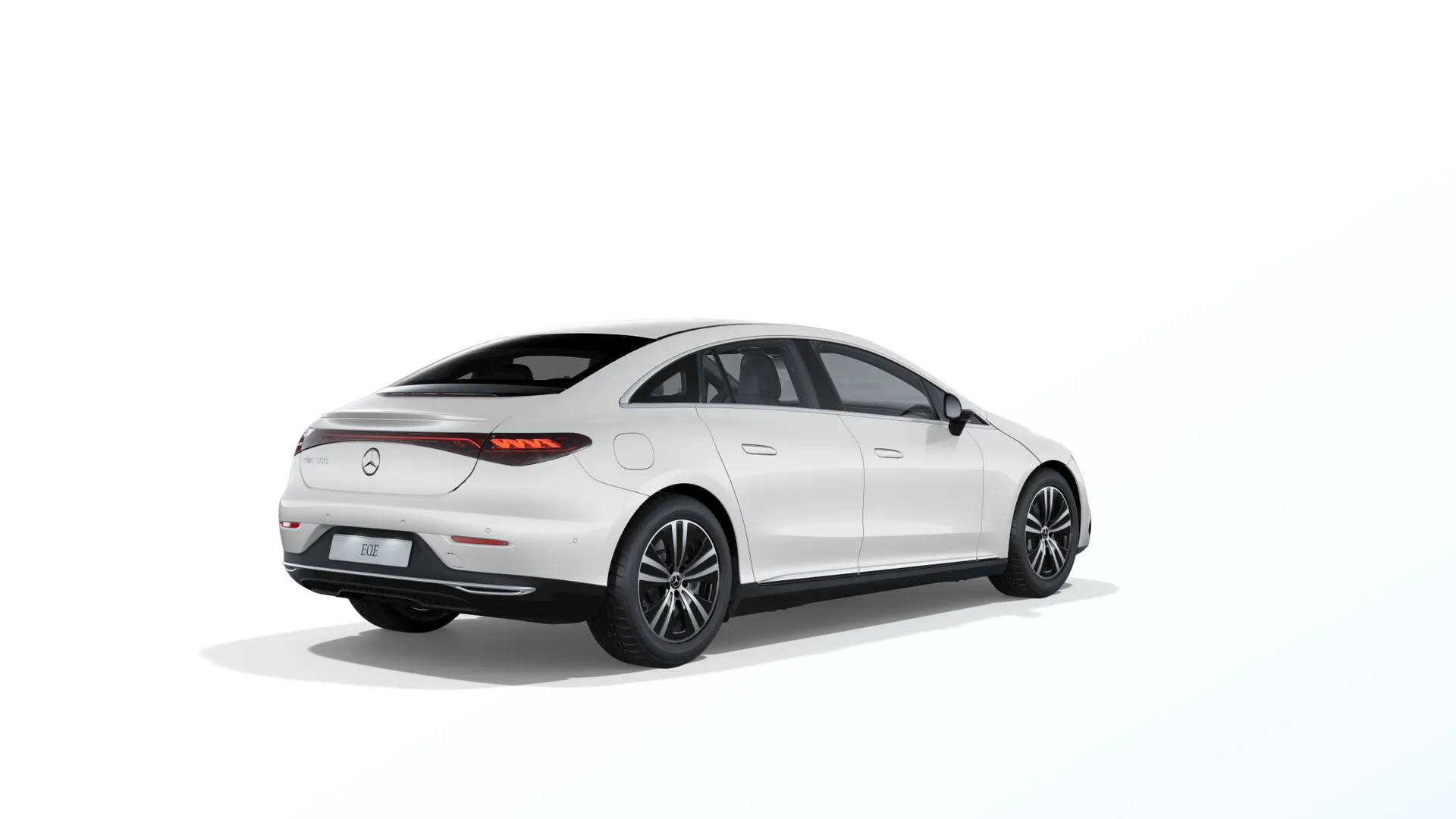 EQE sedan (V295), Linie Electric Art interiér, Bílá opalite bright MANUFAKTUR, rear