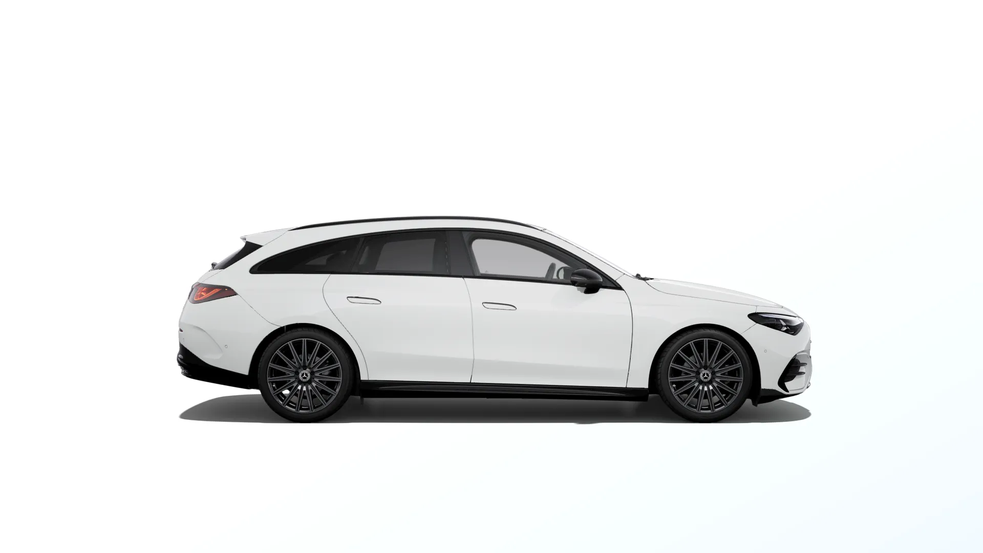 CLA Shooting Brake (X178), Linie AMG Plus, Nemetalická bílá polar, side