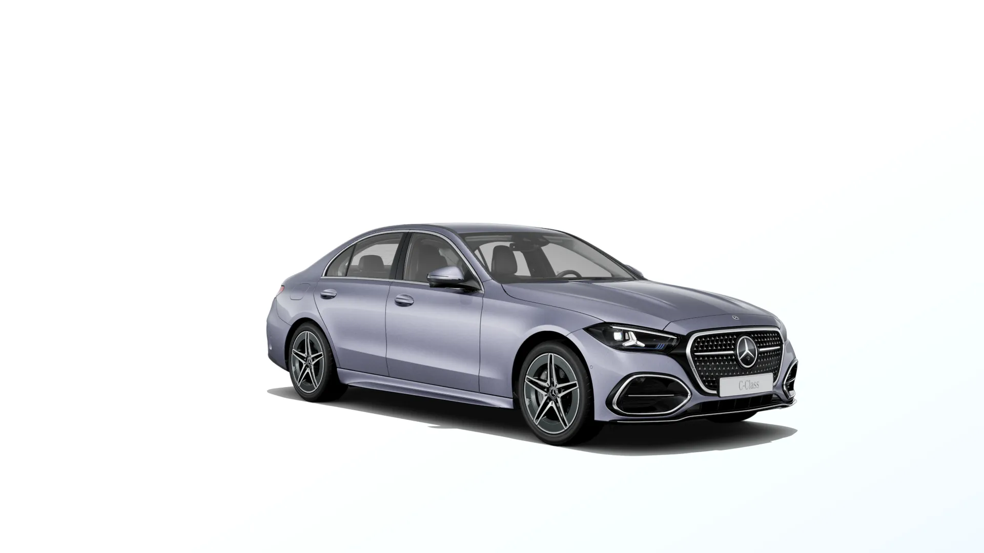 Třída C sedan (W206-fl), Linie AMG, Metalická stříbrná Lavender, front