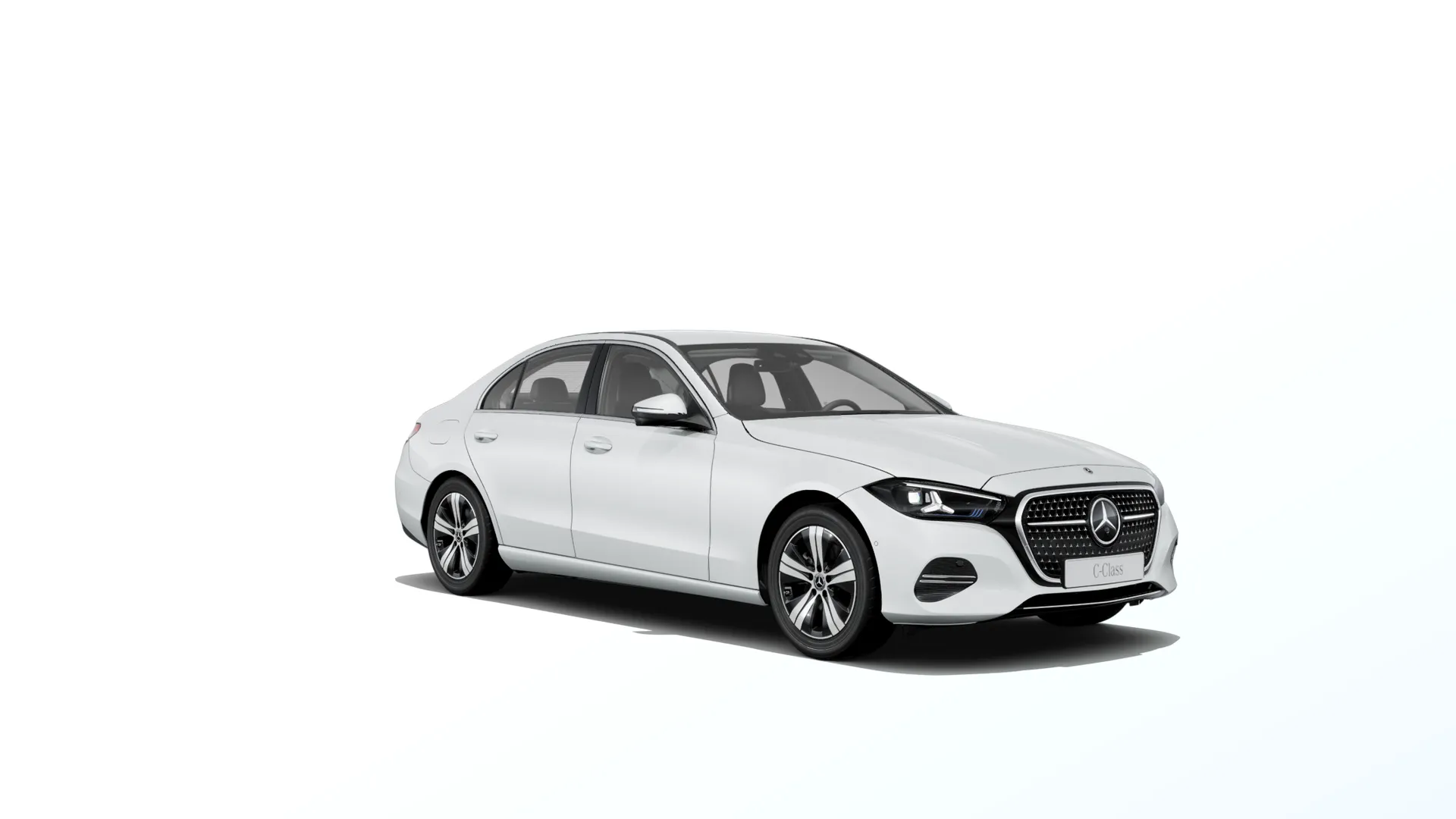 Třída C sedan (W206-fl), Linie AVANTGARDE, Bílá opalite bright MANUFAKTUR, front