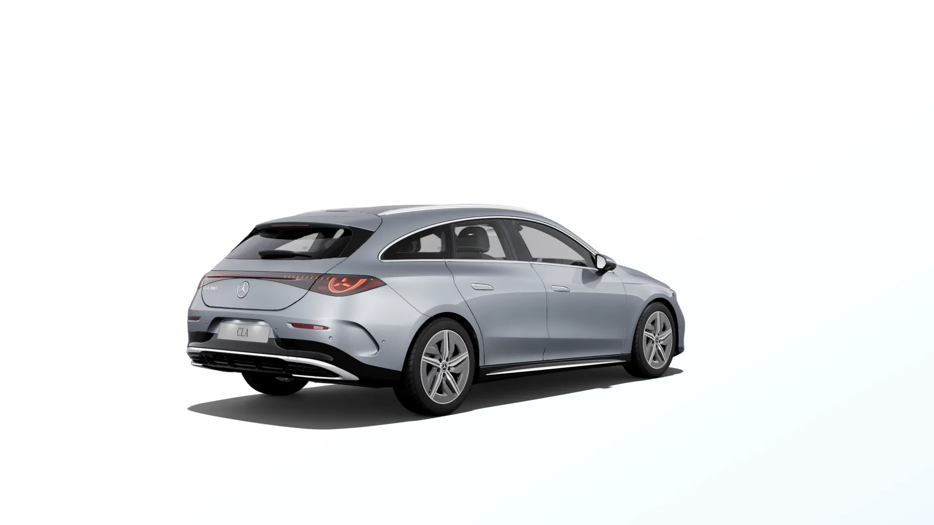 CLA Shooting Brake (X178), Linie AMG, Metalická stříbrná high-tech, rear