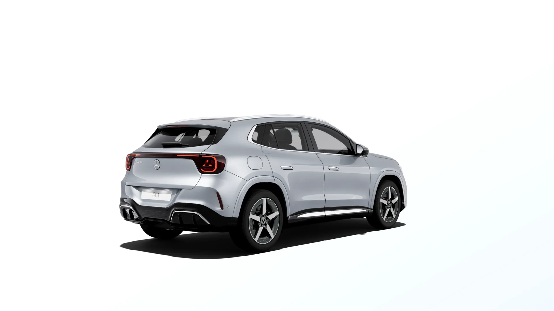 GLA (H244), Linie AMG, Metalická stříbrná high-tech, rear