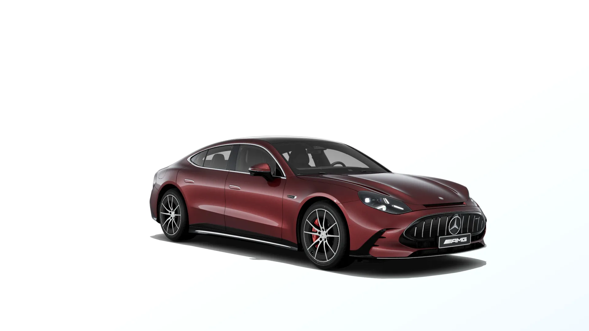 Mercedes-AMG GT čtyřdveřové kupé (C590), Základní provedení, Metalická červená carneol MANUFAKTUR exclusive, front