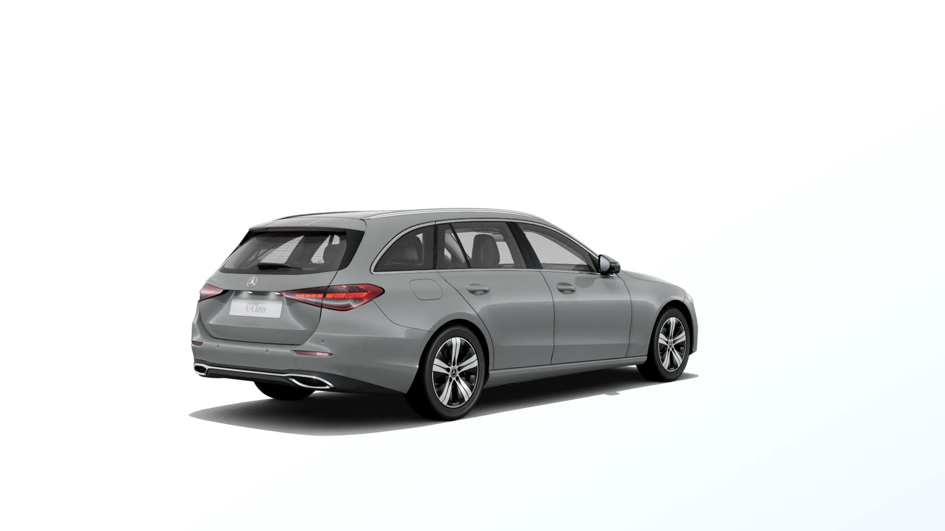 Třída C kombi (S206-fl), Linie AVANTGARDE, Nemetalická šedá alpine MANUFAKTUR, rear