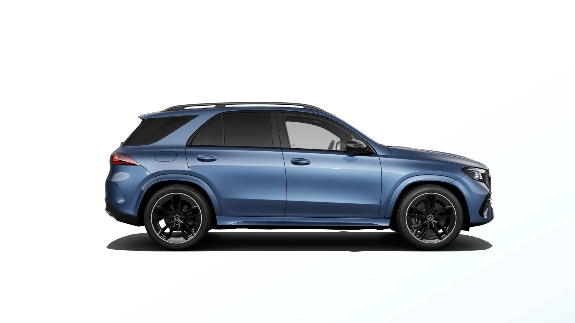 GLE (V167-fl2), Linie AMG Plus, Metalická modrá sodalite, side