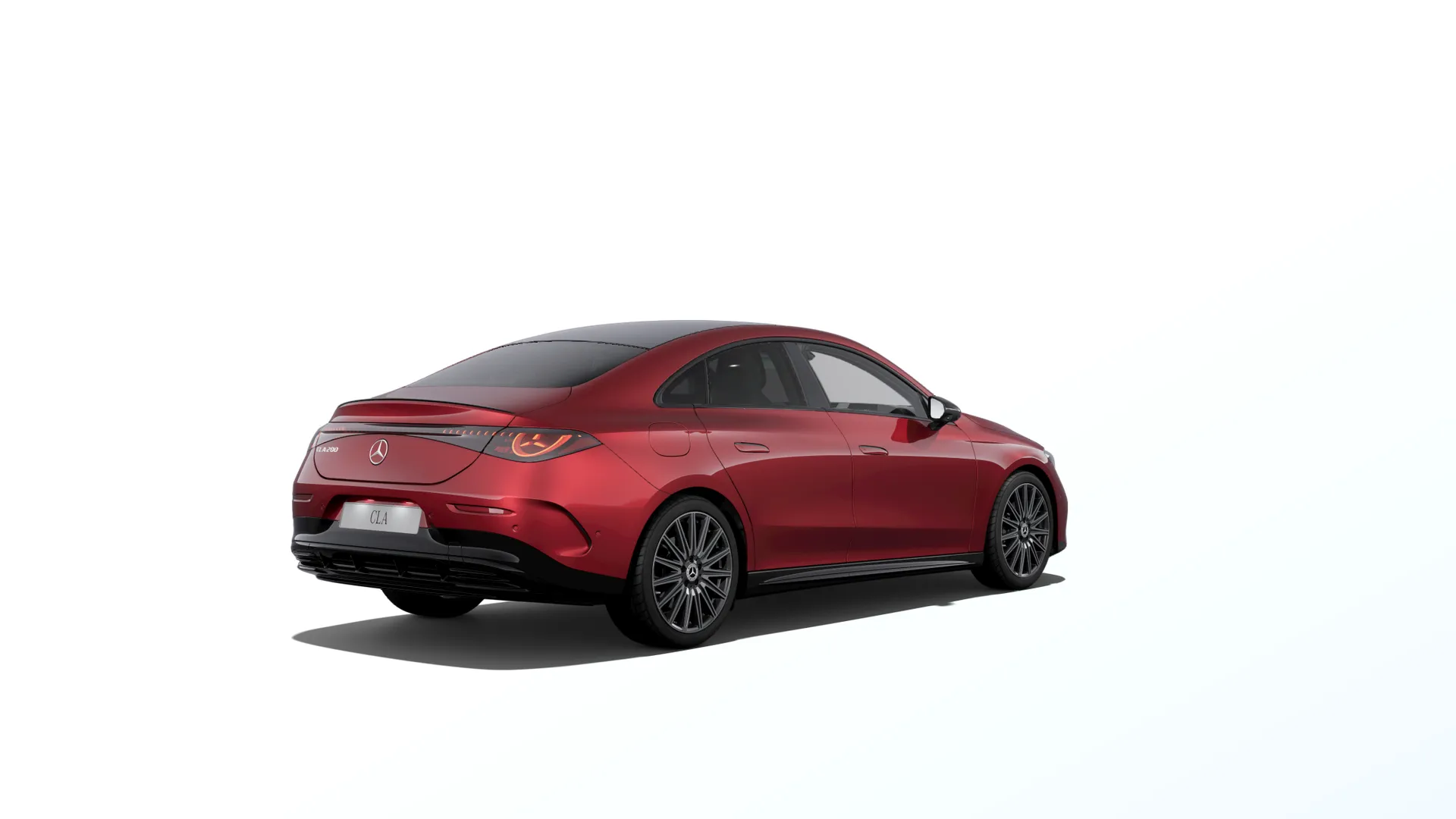 CLA (C174), Linie AMG Plus, Metalická červená patagonia MANUFAKTUR, rear