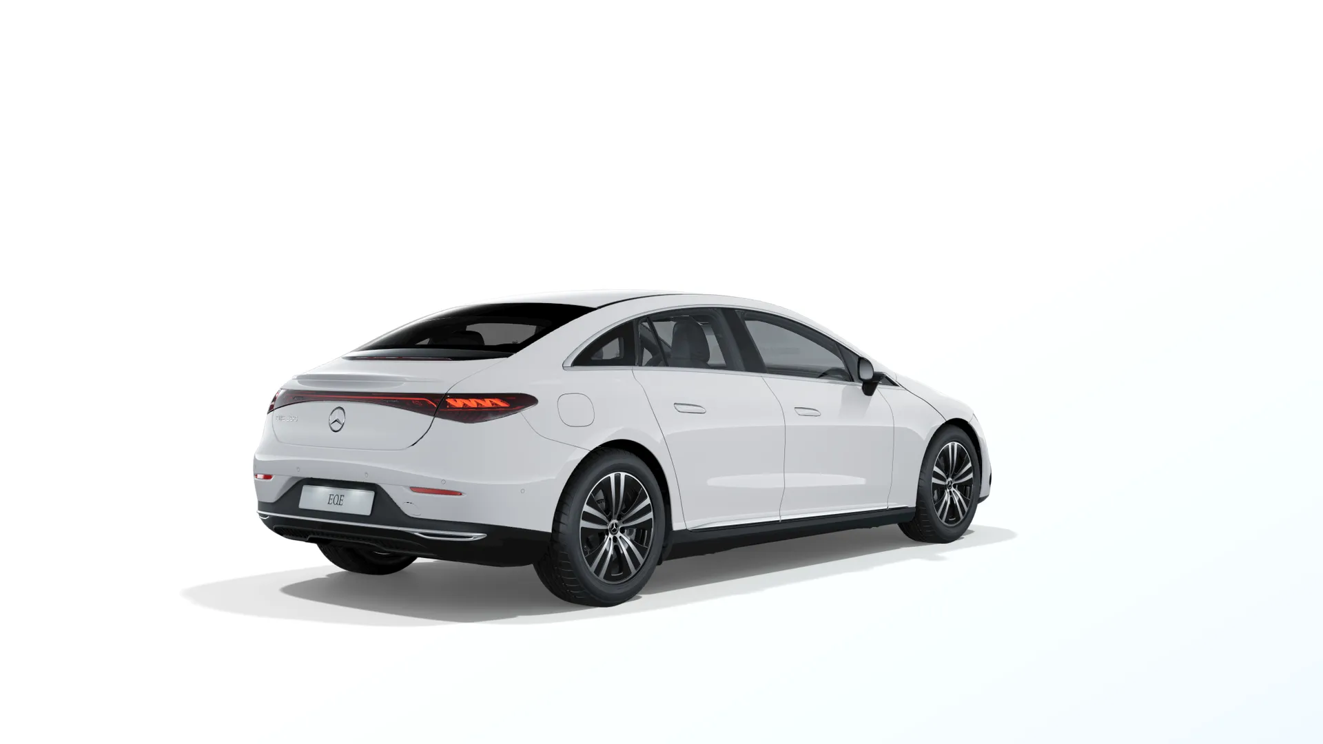 EQE sedan (V295), Linie Electric Art interiér, Nemetalická bílá polar, rear