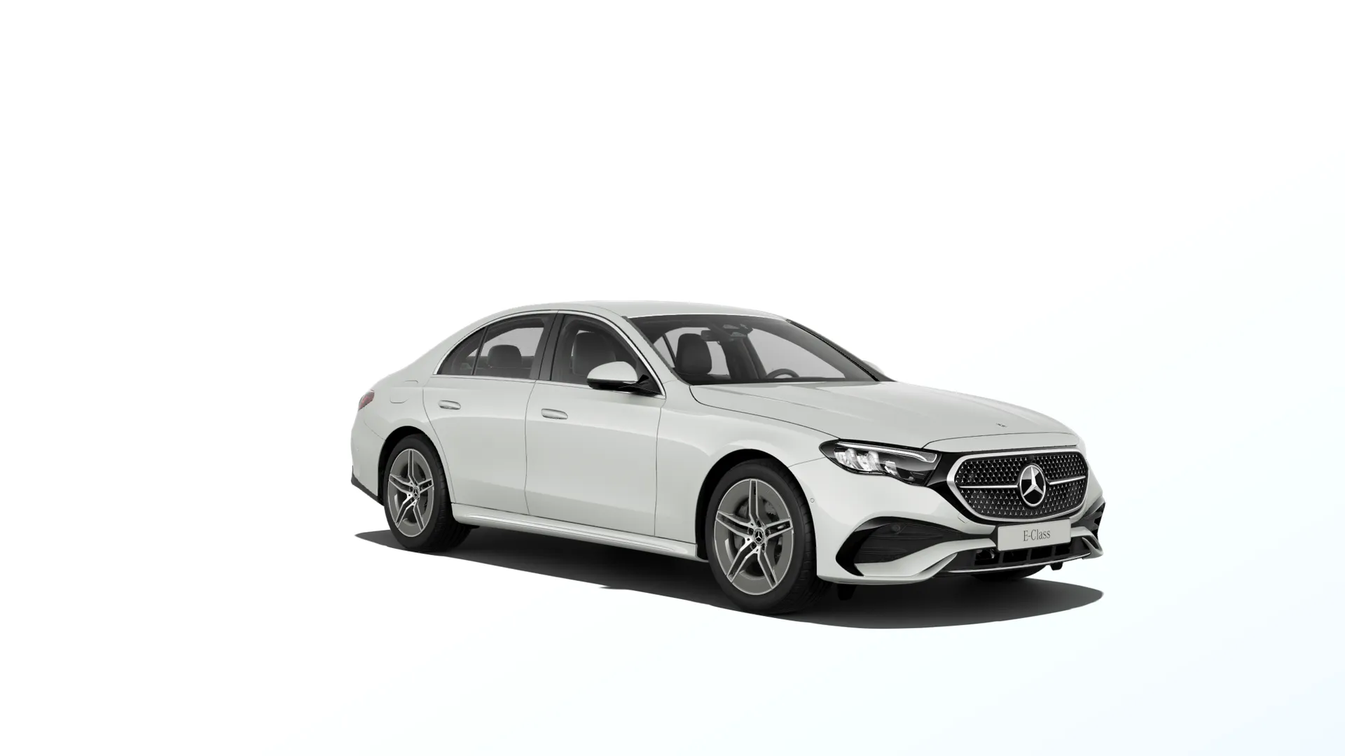 Třída E sedan (W214), Linie AMG exteriér, Bílá opalite bright MANUFAKTUR, front