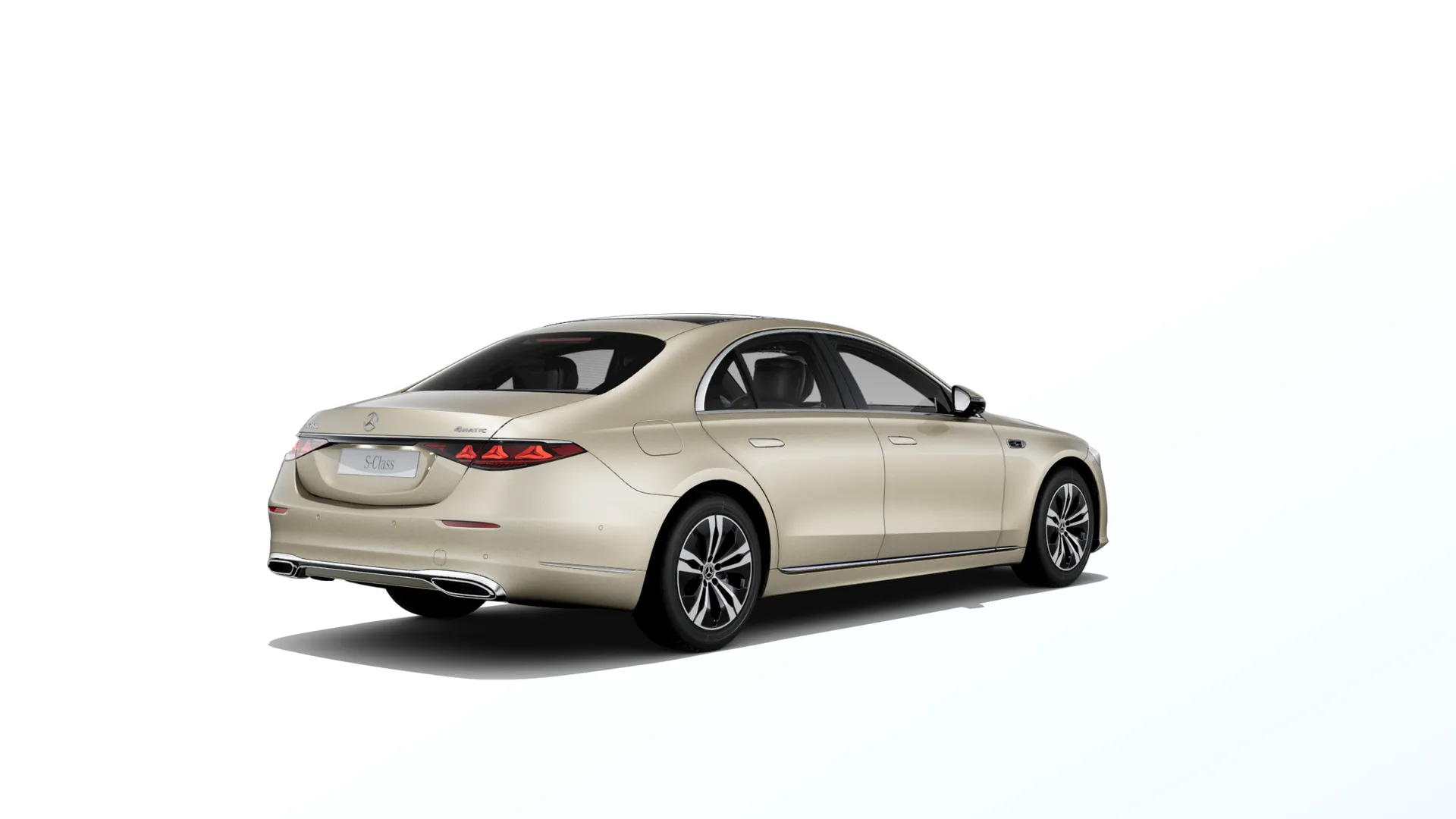 Třída S (W223-fl), Základní provedení, Metalická zlatá kalahari MANUFAKTUR, rear