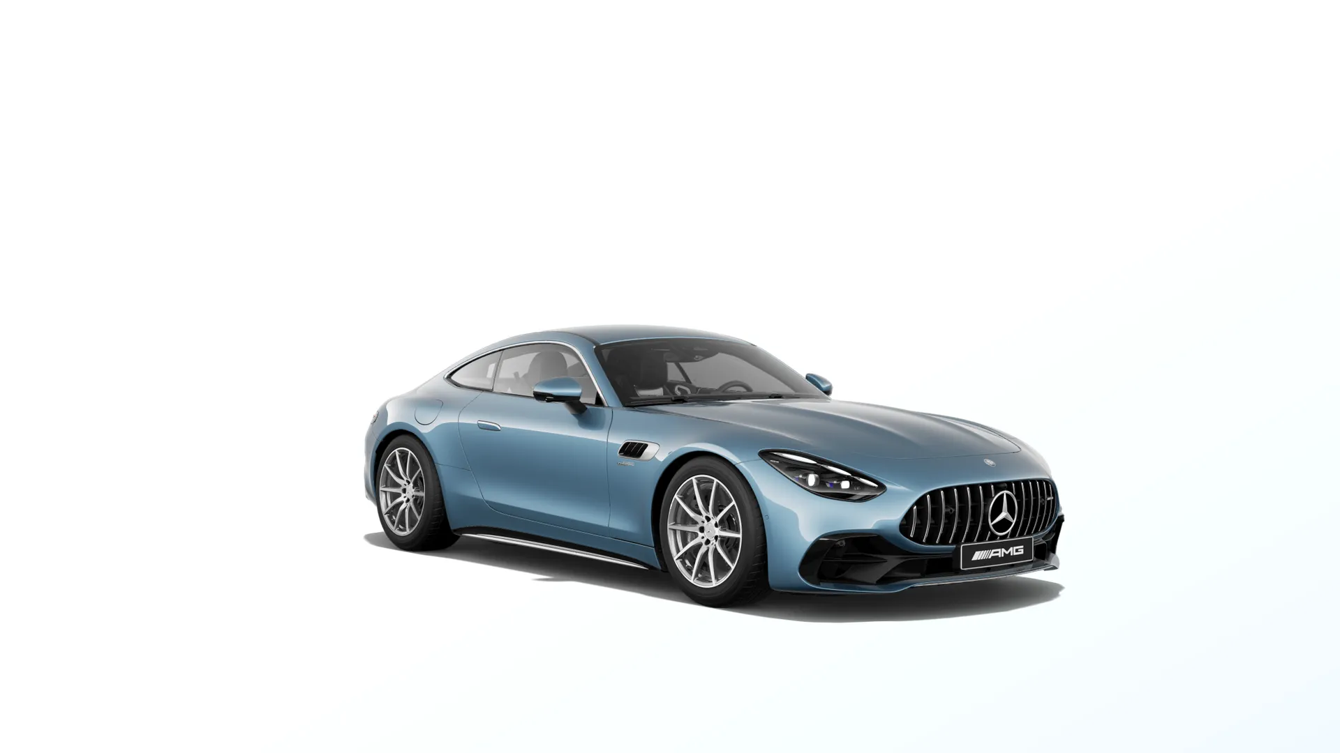 Mercedes-AMG GT kupé (C192), Základní provedení, Metalická modrá indicolite MANUFAKTUR exclusive, front
