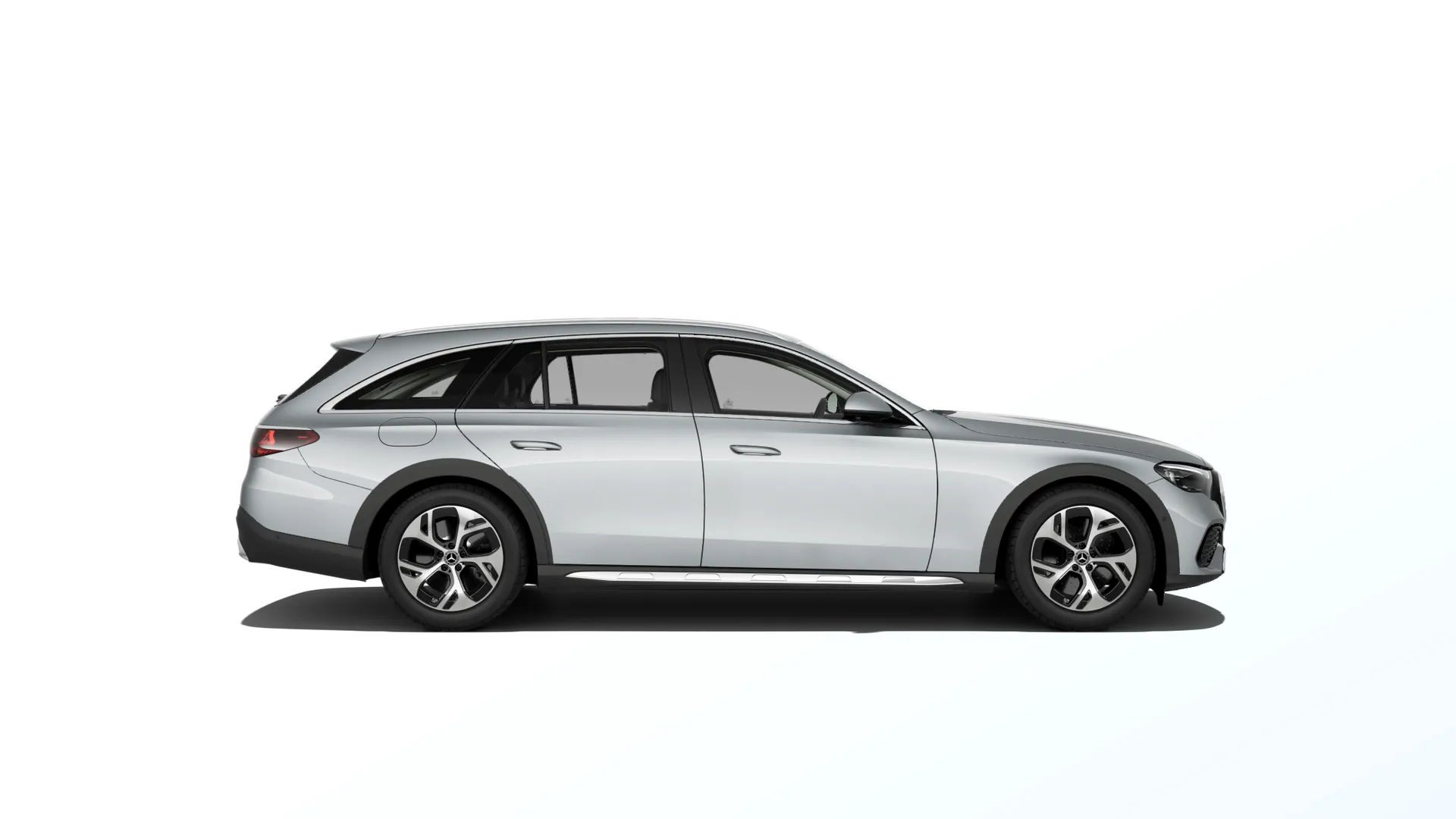 Třída E All-Terrain (S214), Základní, Metalická stříbrná high-tech, side