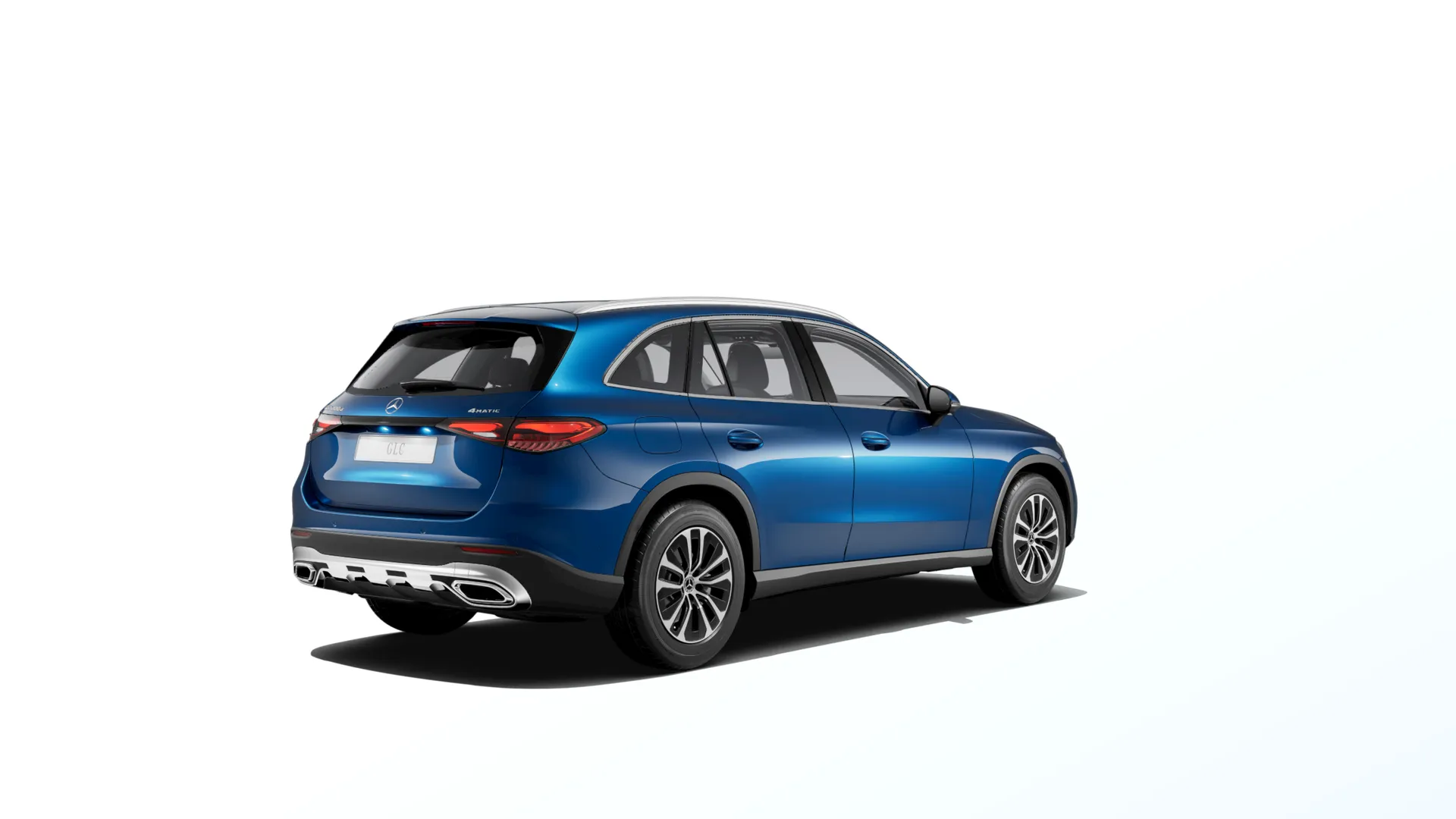 GLC (X254), Linie AVANTGARDE exteriér, Metalická modrá spectral, rear