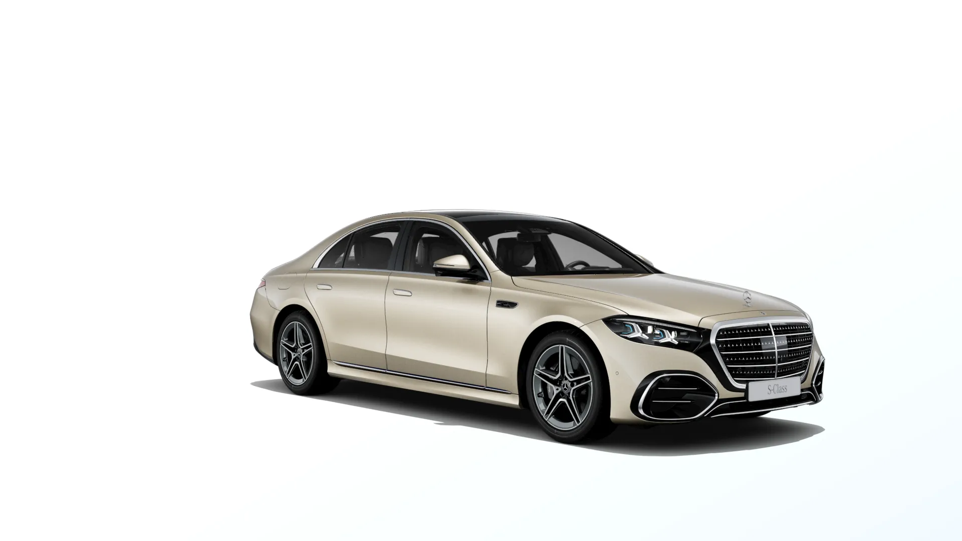 Třída S (W223-fl), Linie AMG, Metalická zlatá kalahari MANUFAKTUR, front